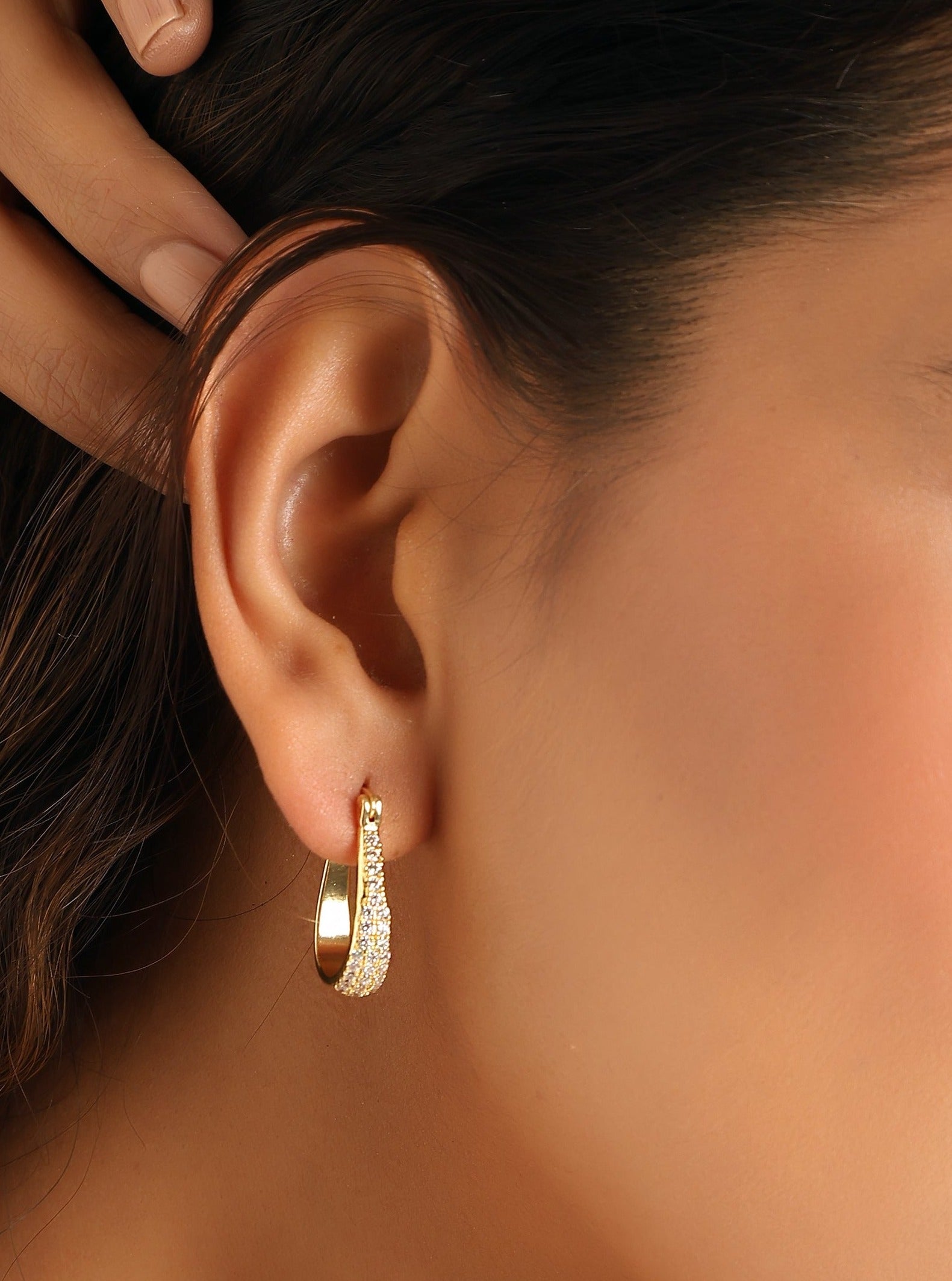 Sculpted Hoop Earrings