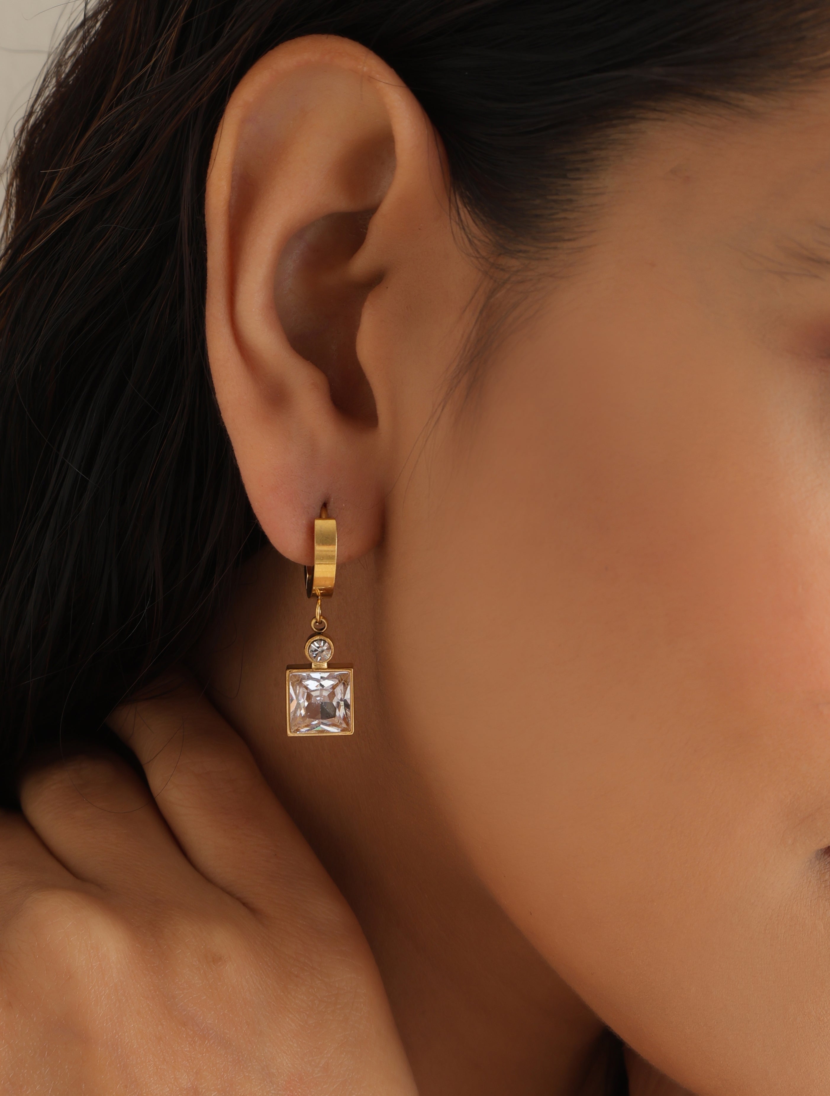 Square Waterproof Earrings