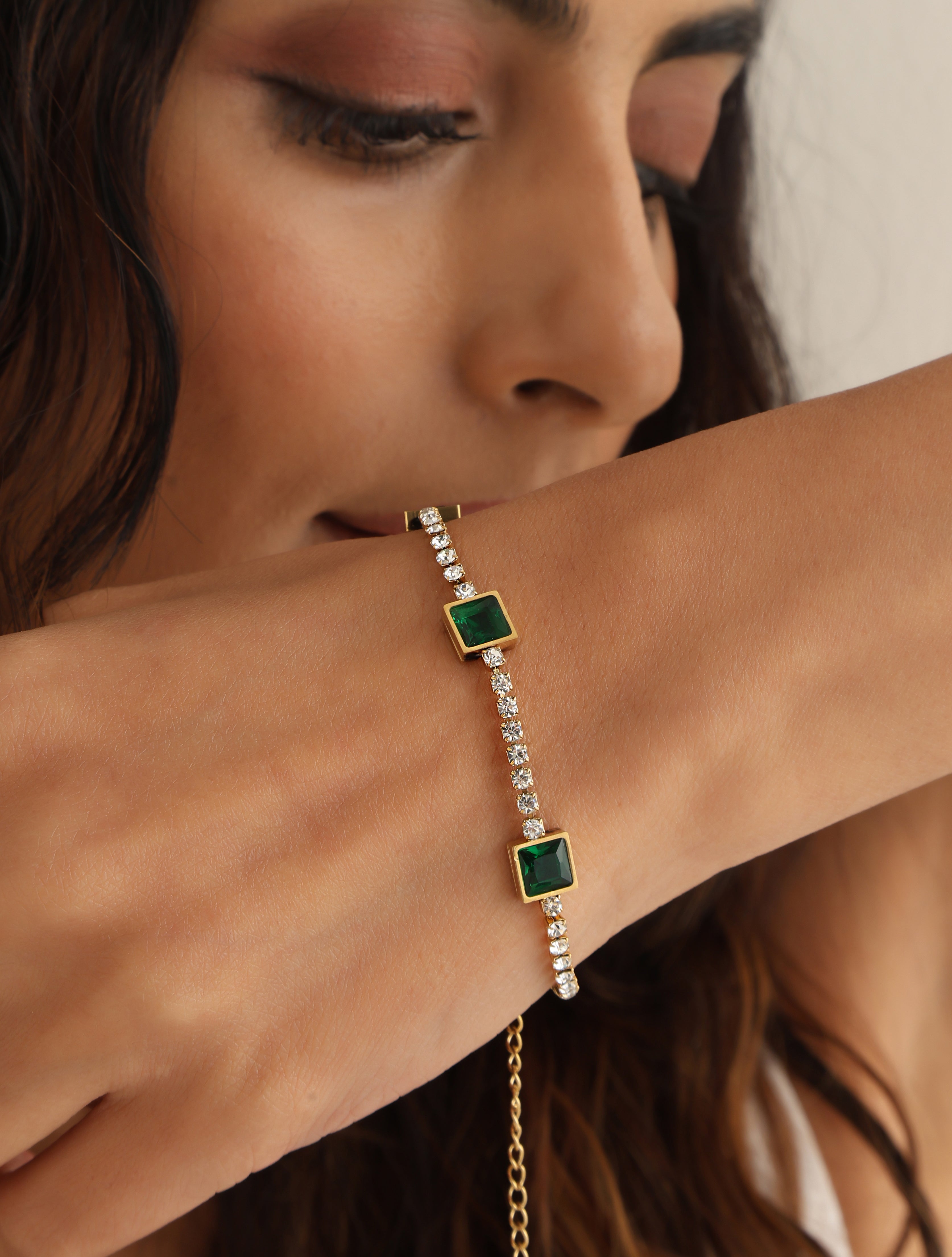 Zhuri Emerald Bracelet