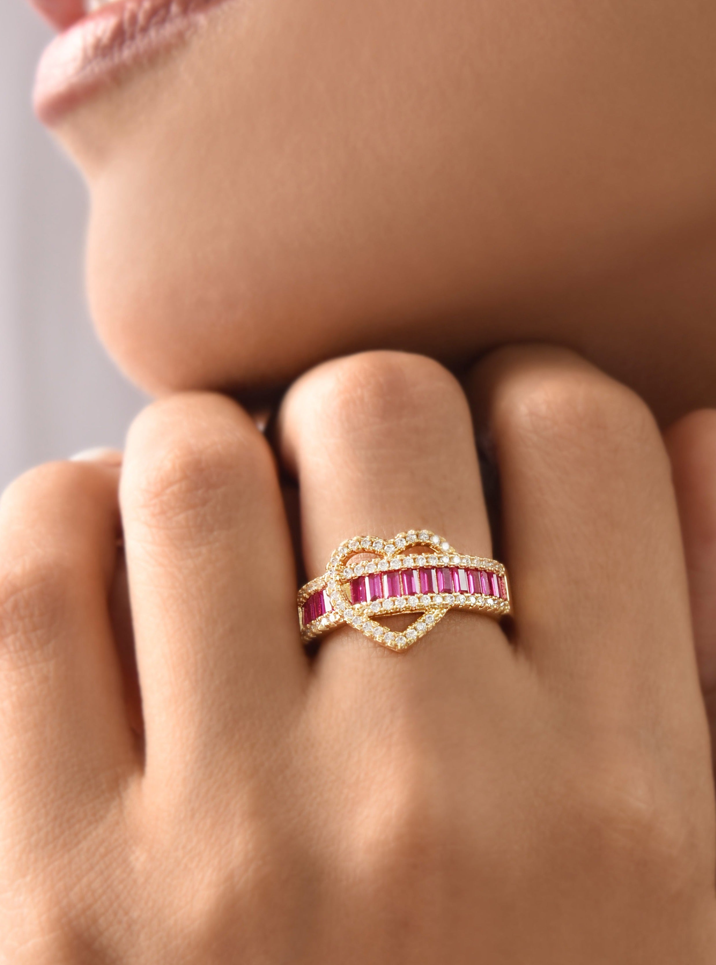 Michele Heart RIng