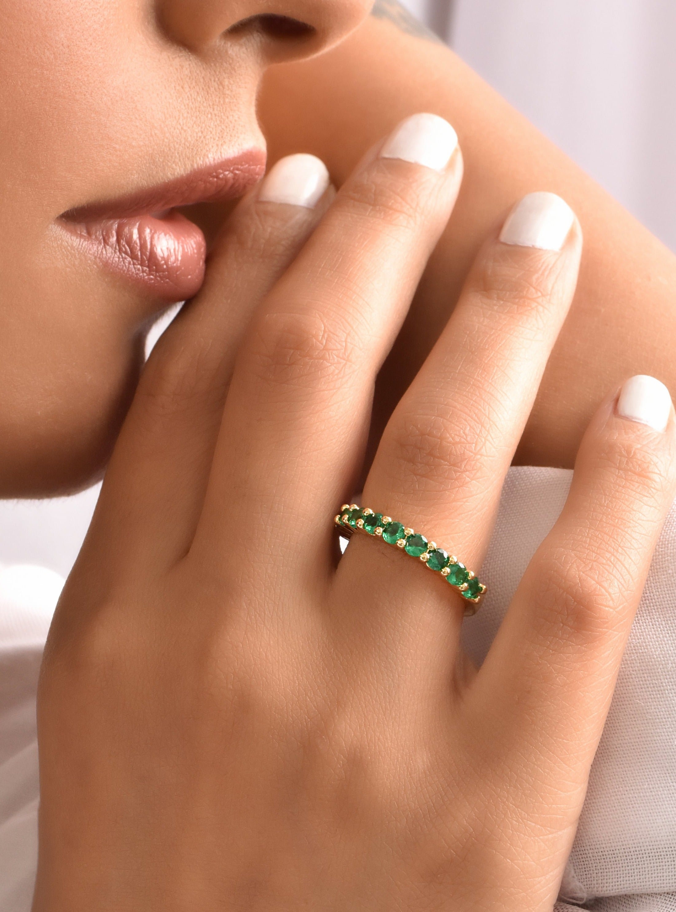 Suzane Emerald Ring