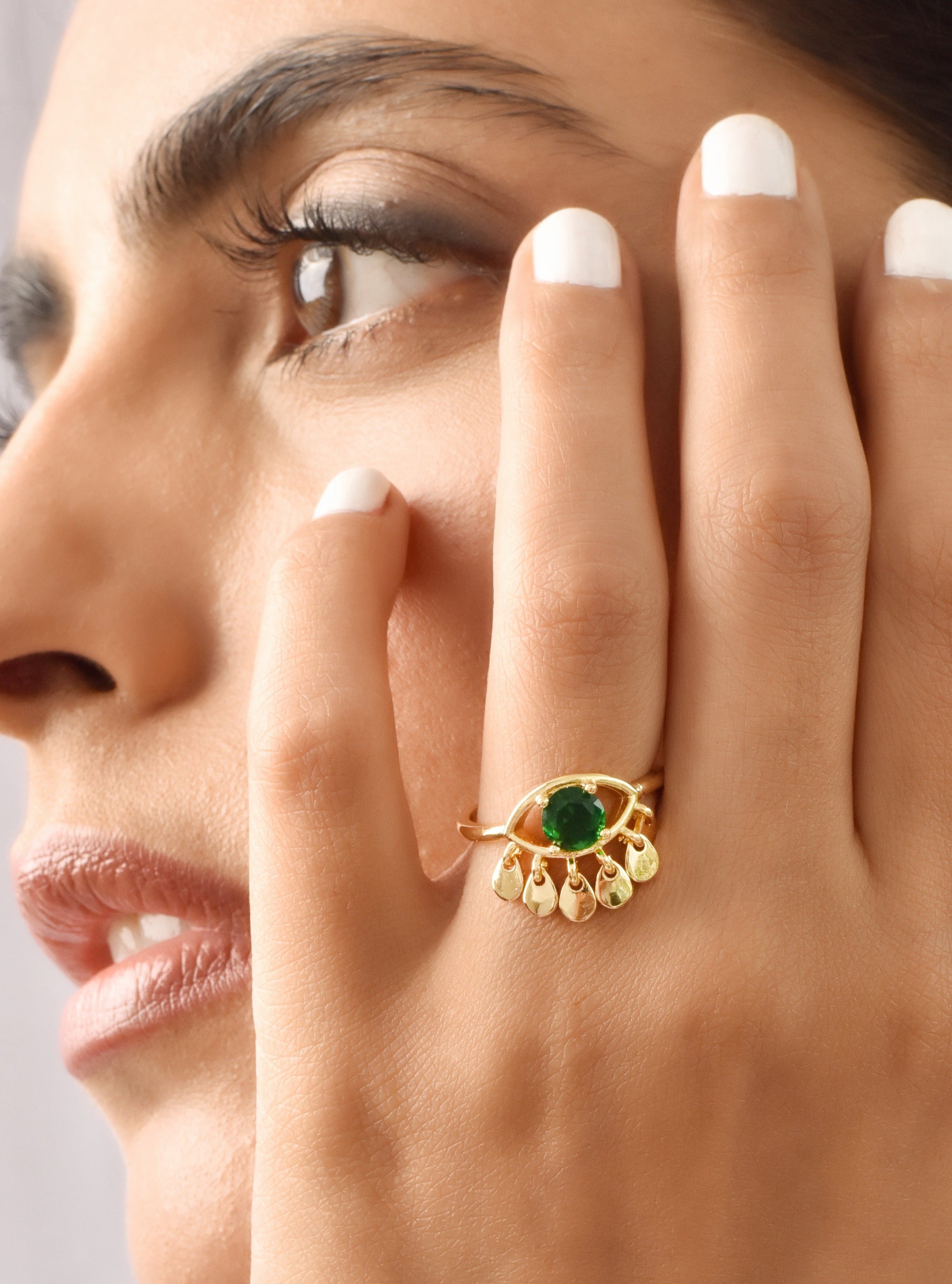 Emerald Eye Ring