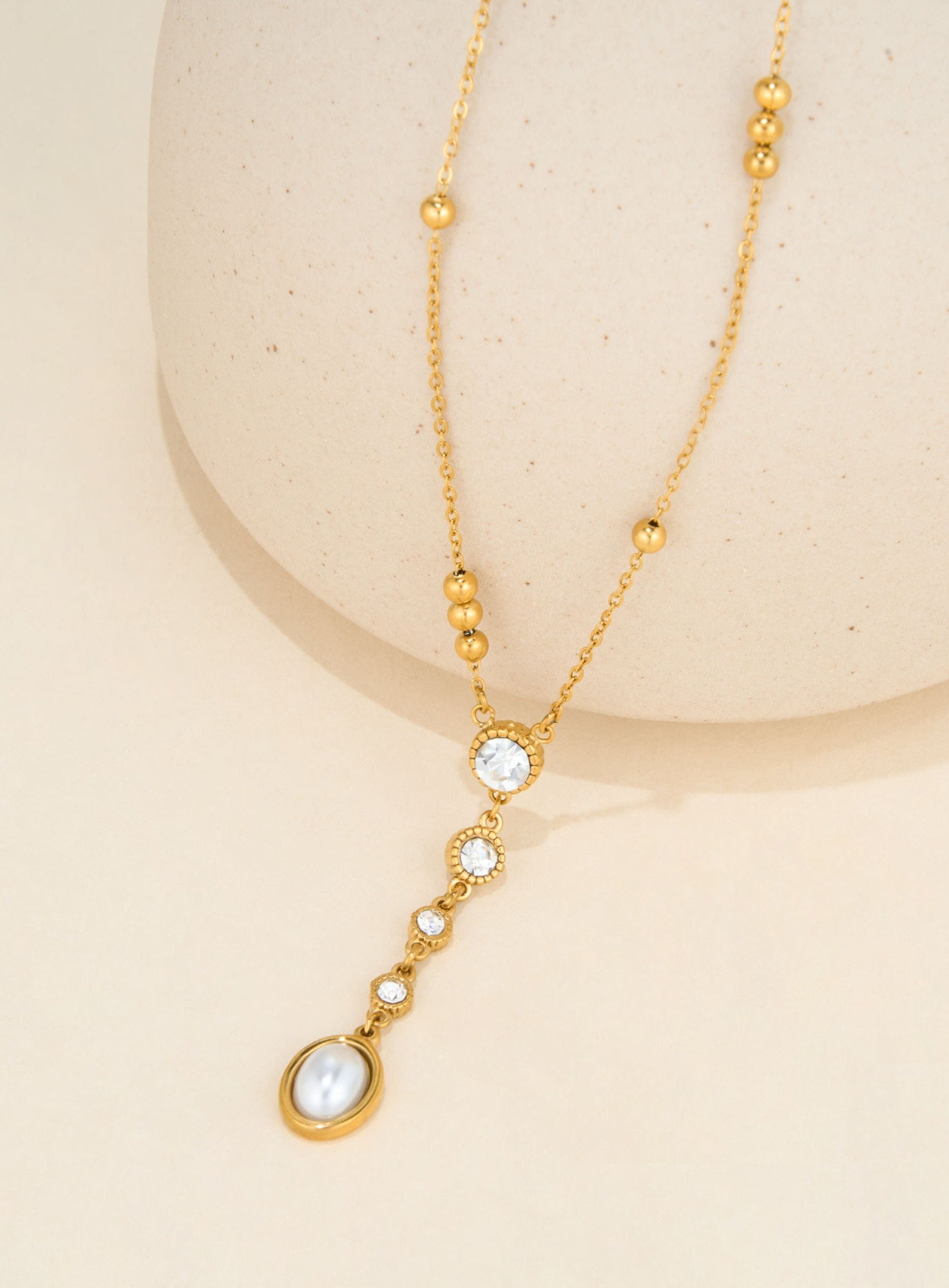 Fresh Water Pearl Bottle Necklace