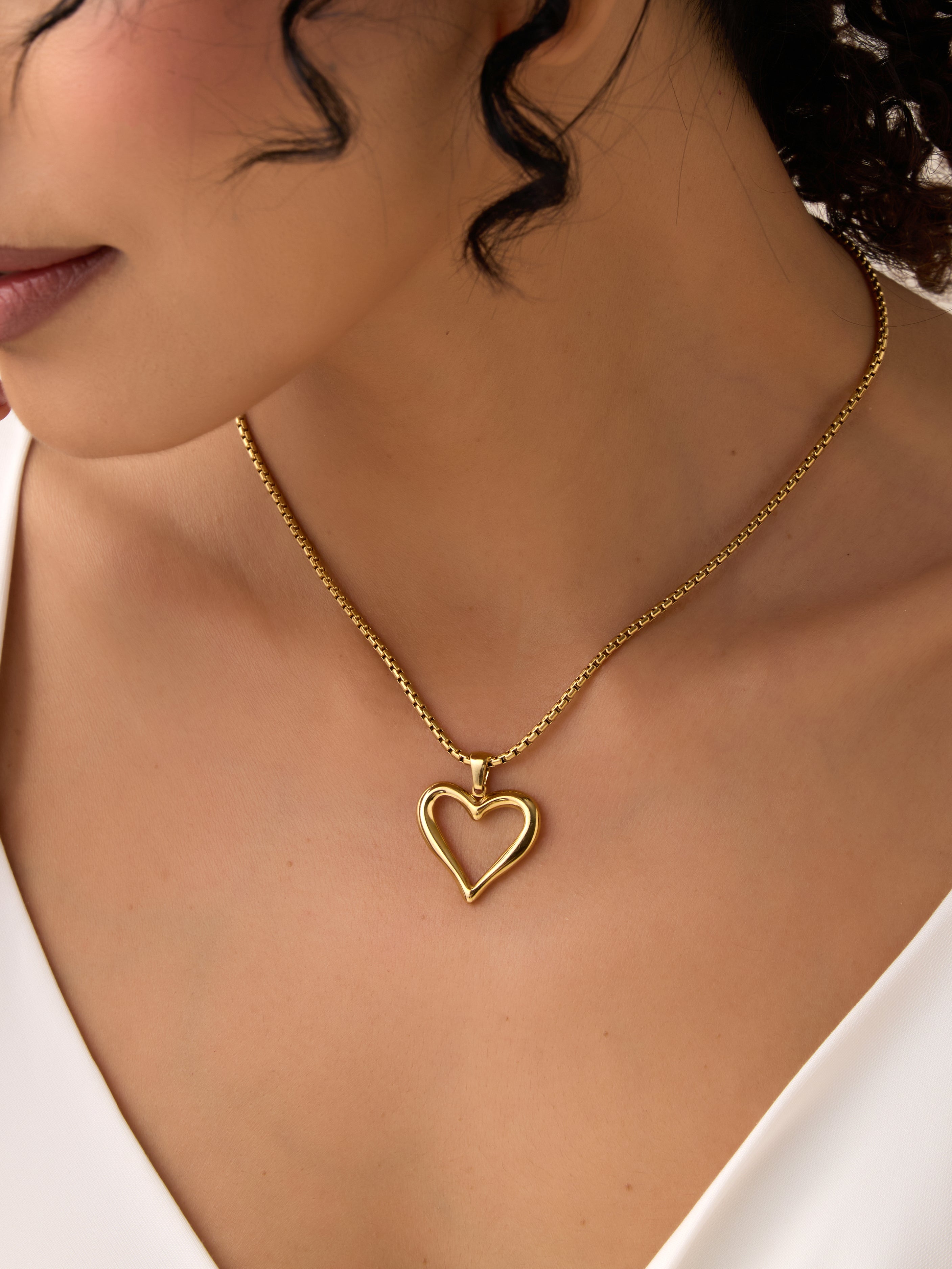 Demi-Fine Serenity Heart Necklace