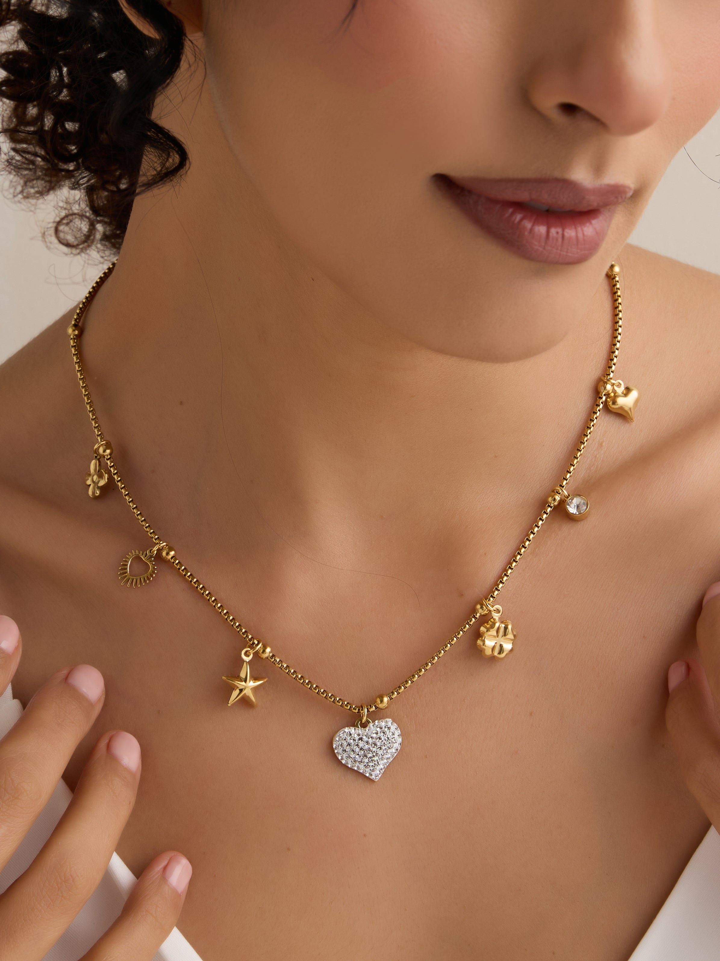 Frozen Heart Charms