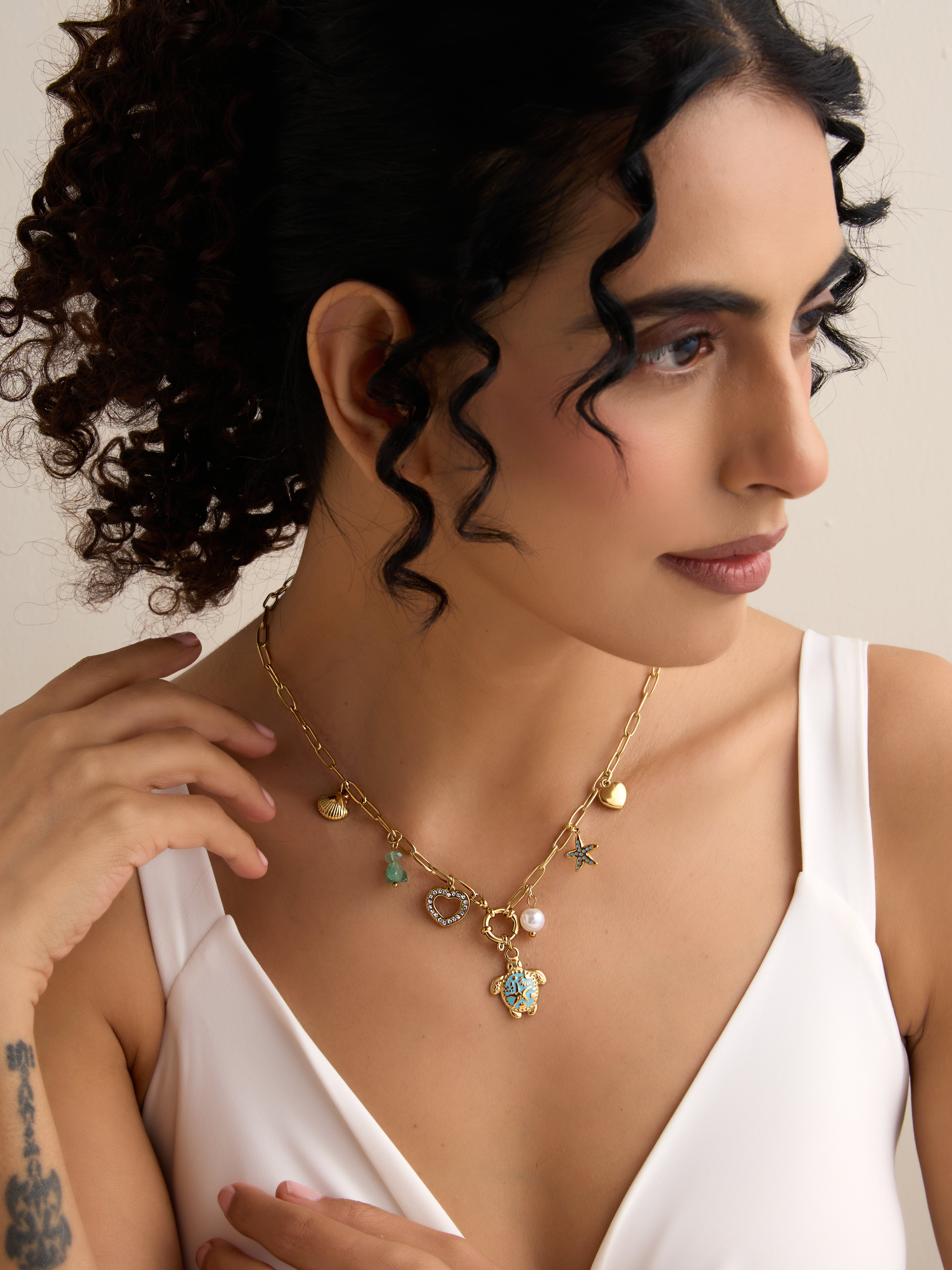 Ocean Treasures Charm Necklace