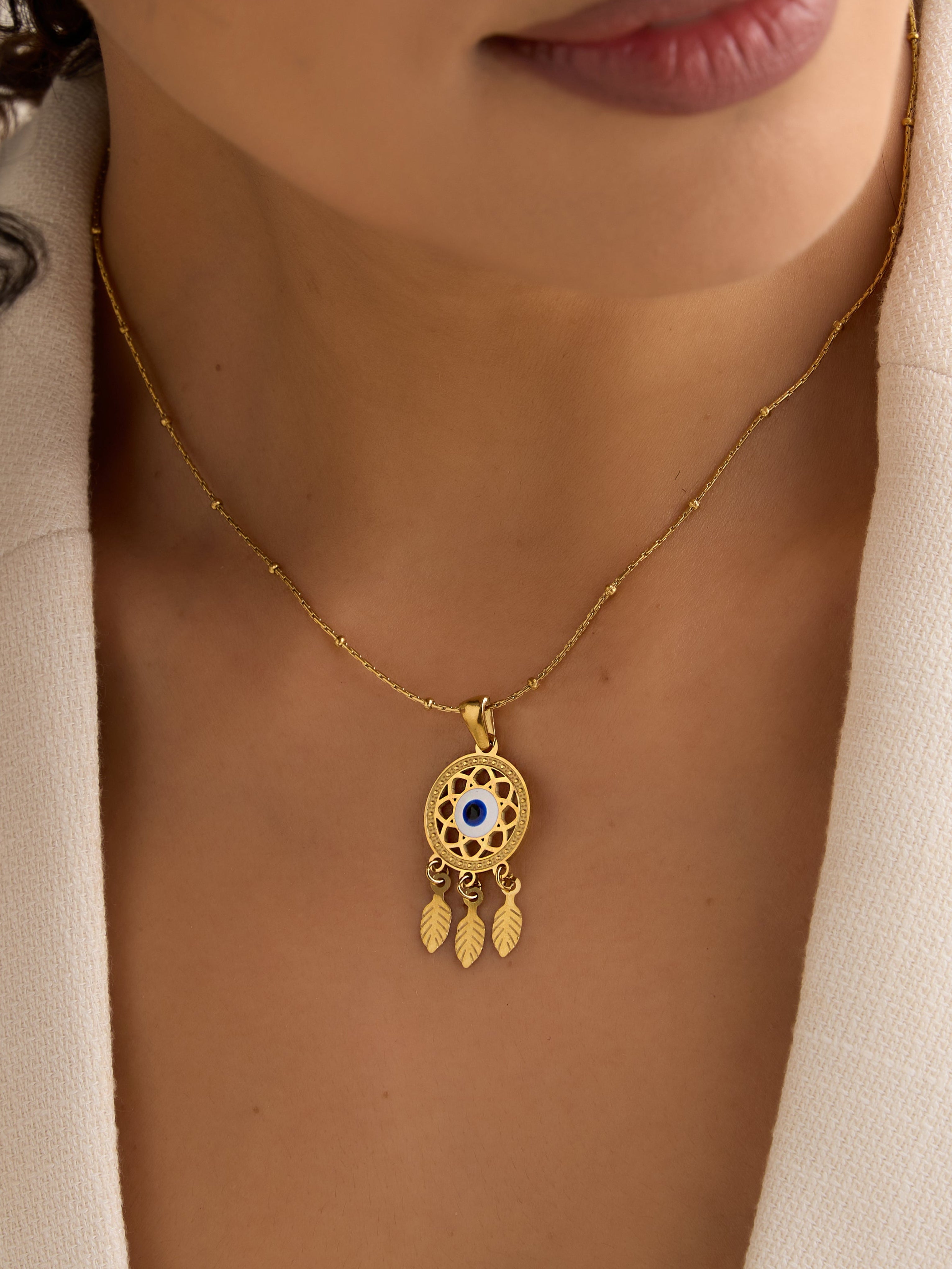 Nazar Dreamcatcher Necklace
