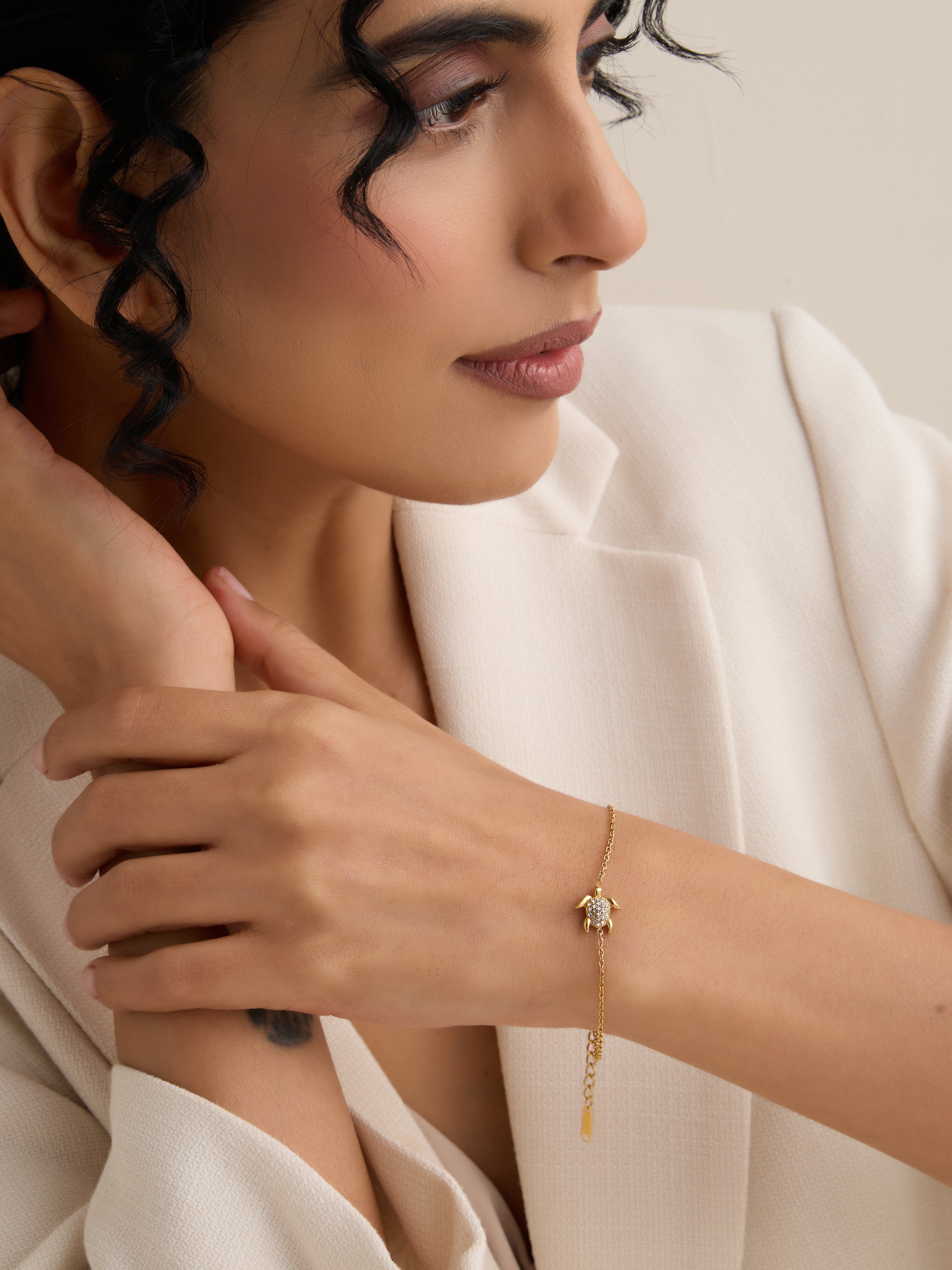 Demi-Fine Turtle Bracelet