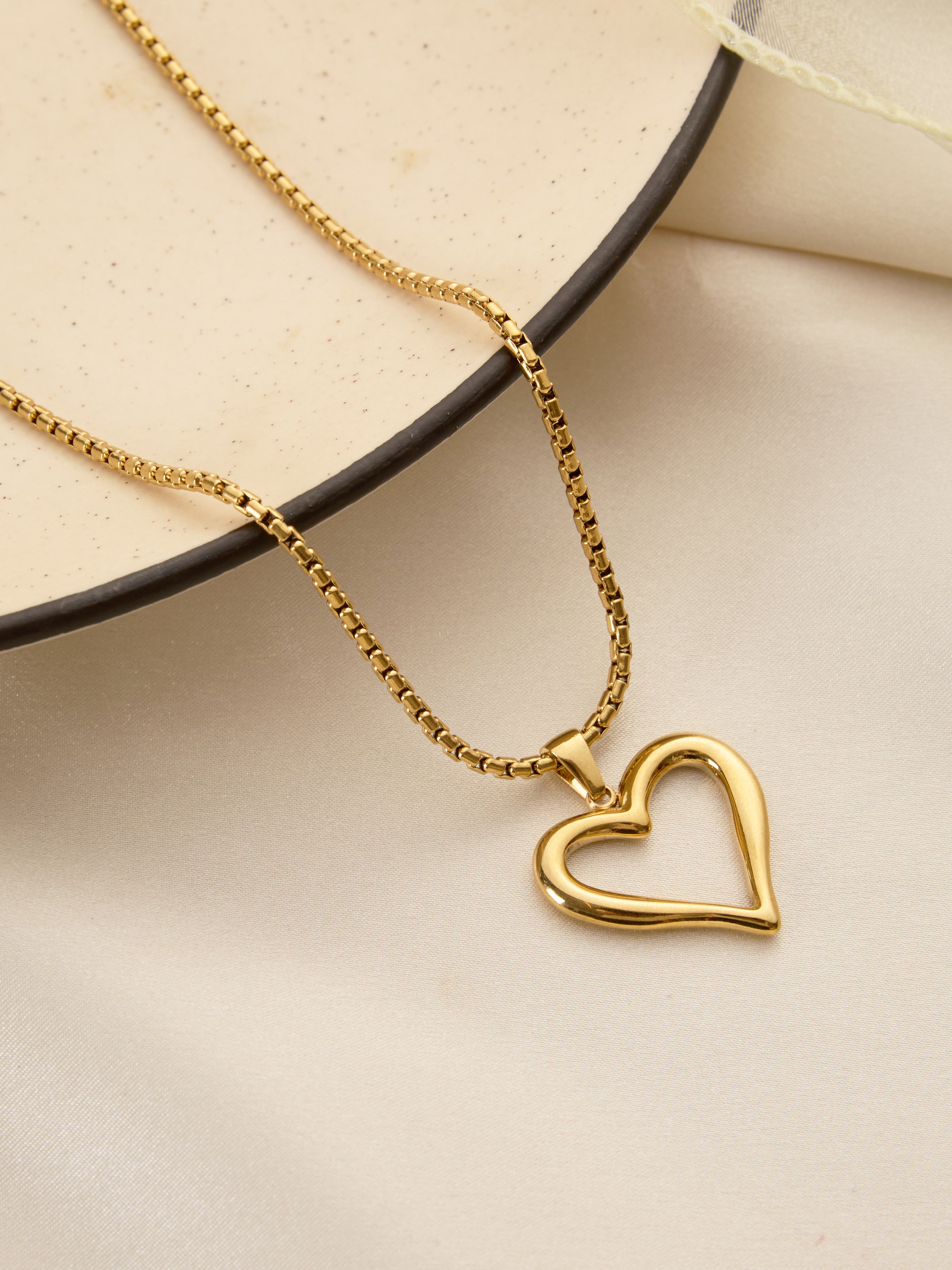 Demi-Fine Serenity Heart Necklace