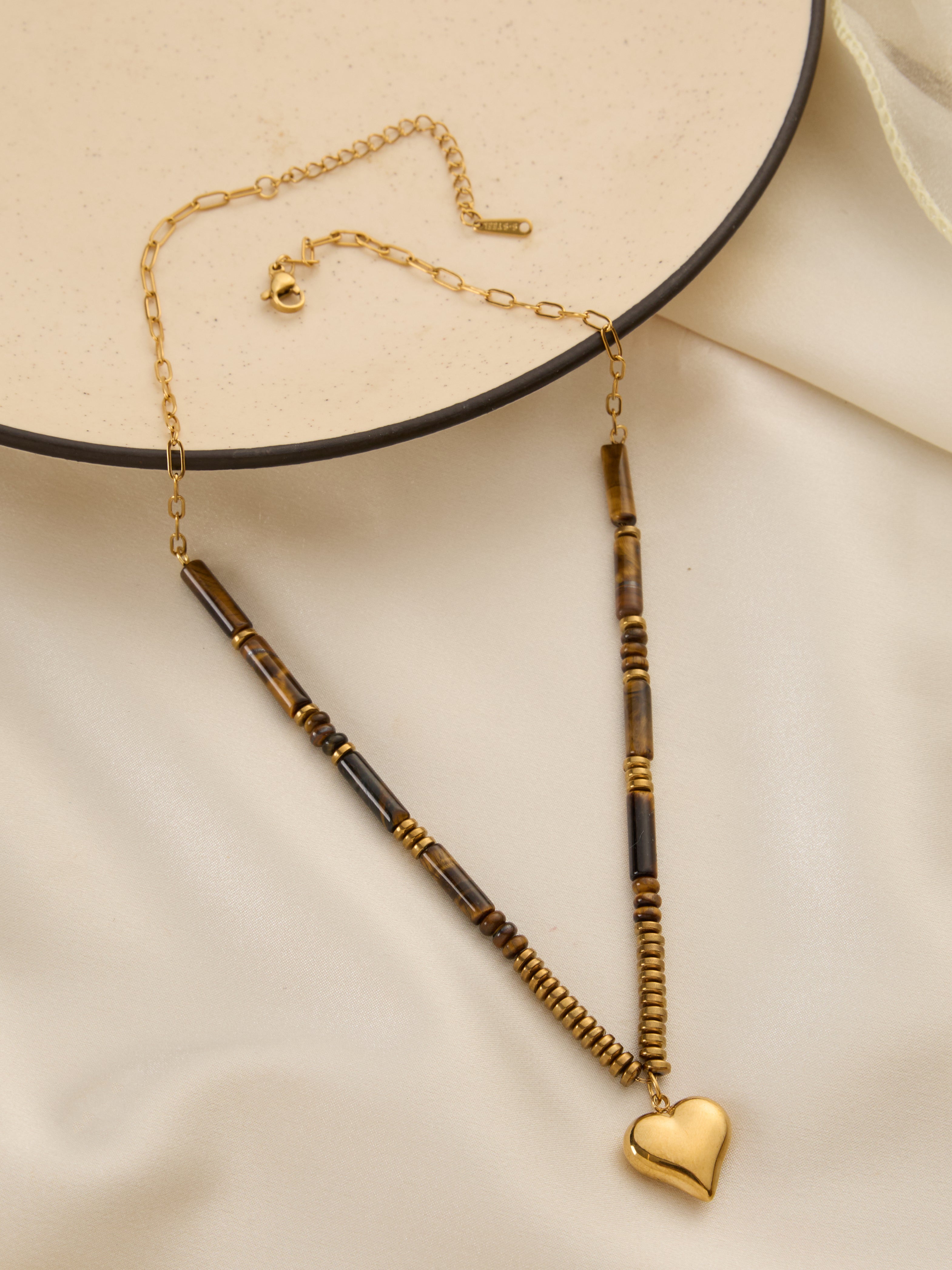 Amber Natural Stones Necklace
