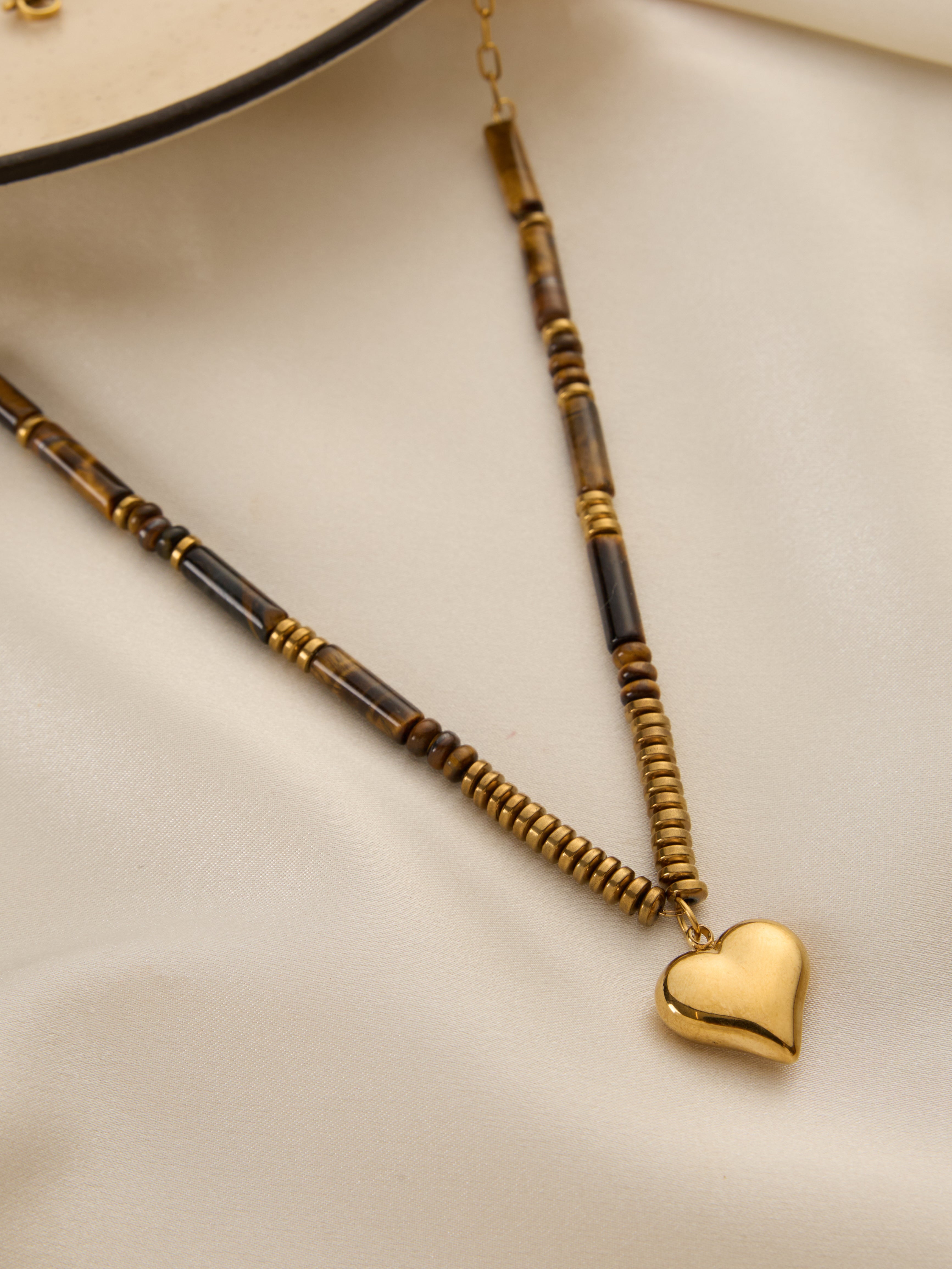 Amber Natural Stones Necklace