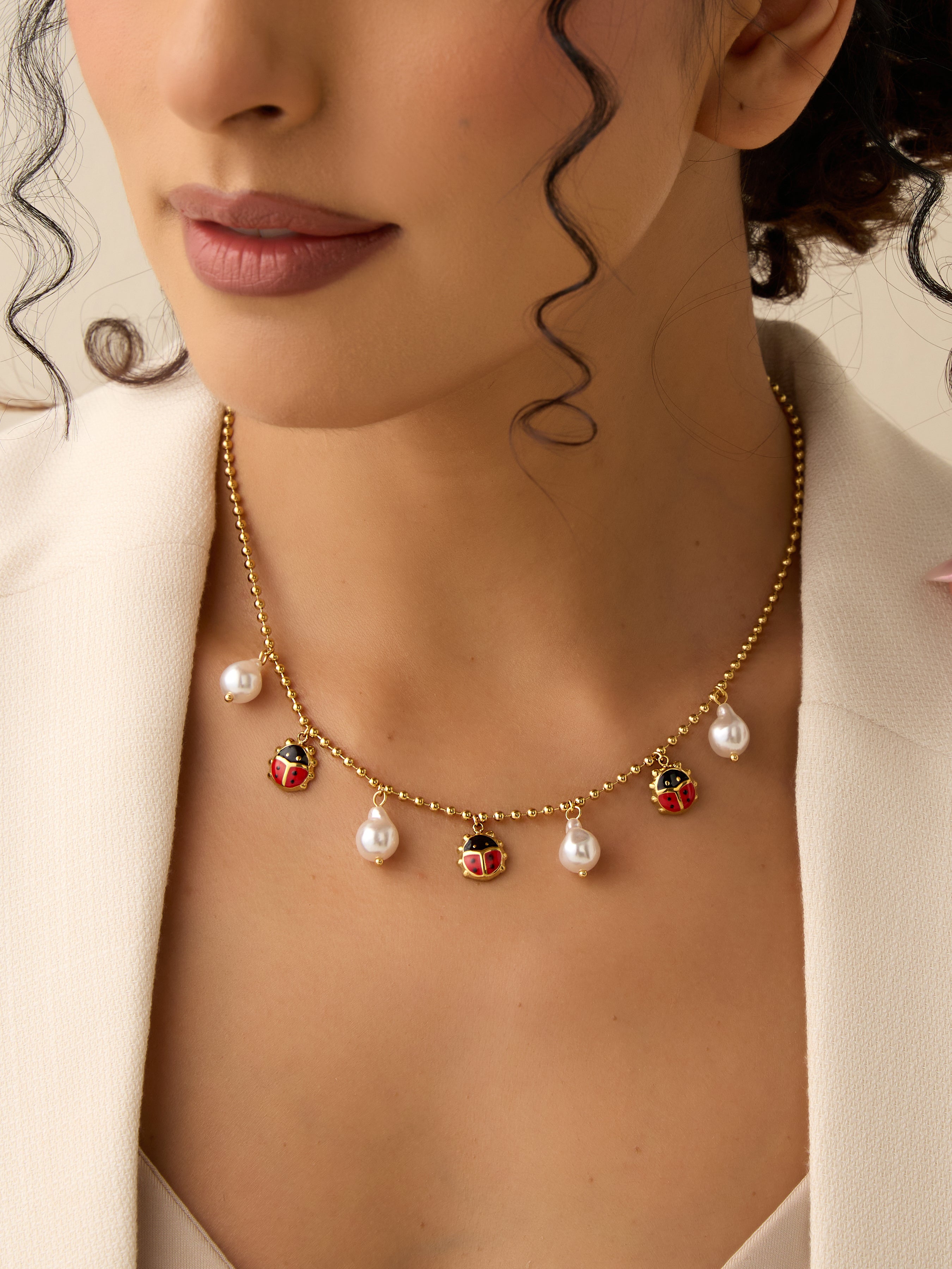 Ladybug Necklace