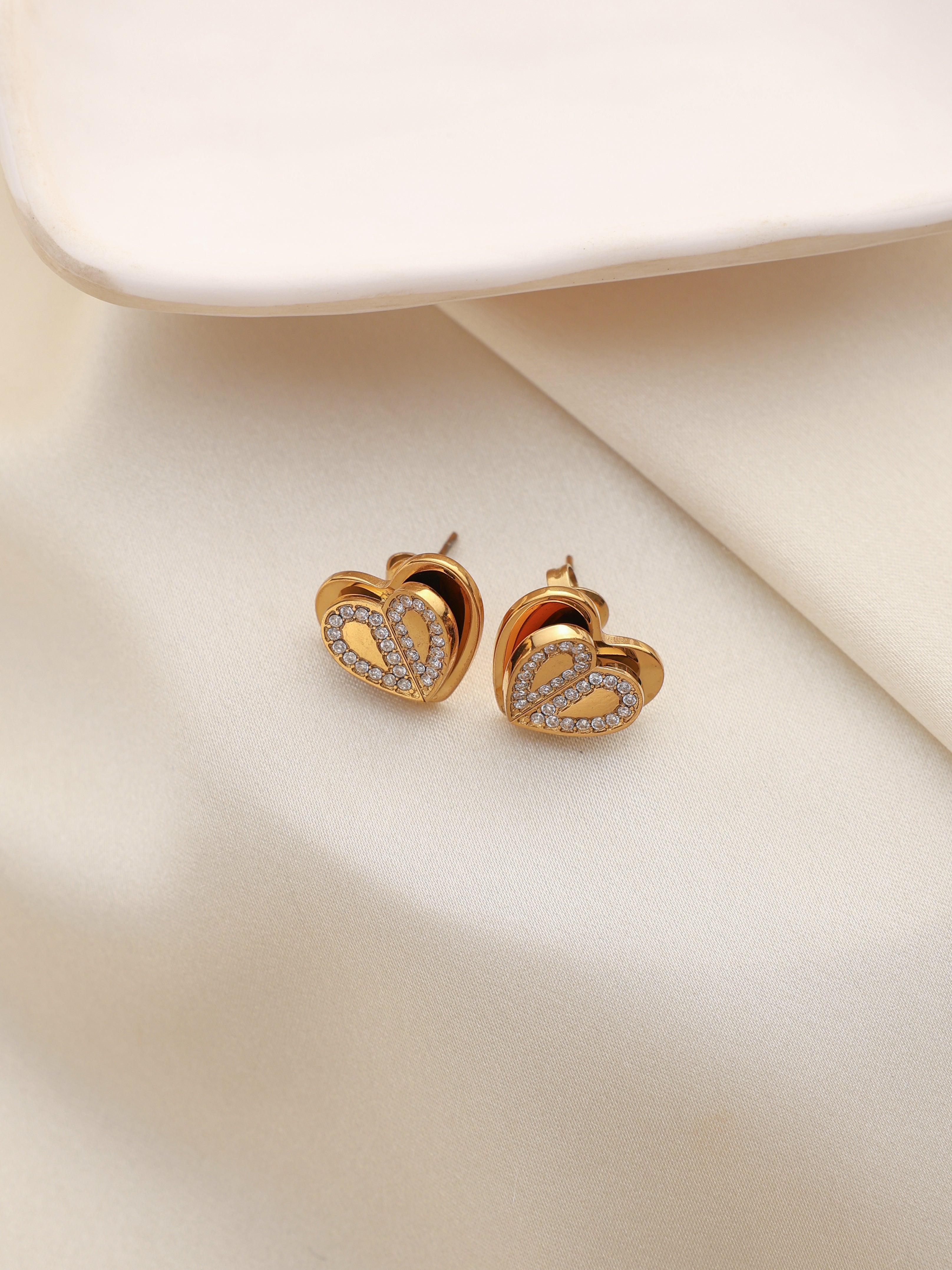 Emily Heart Studs