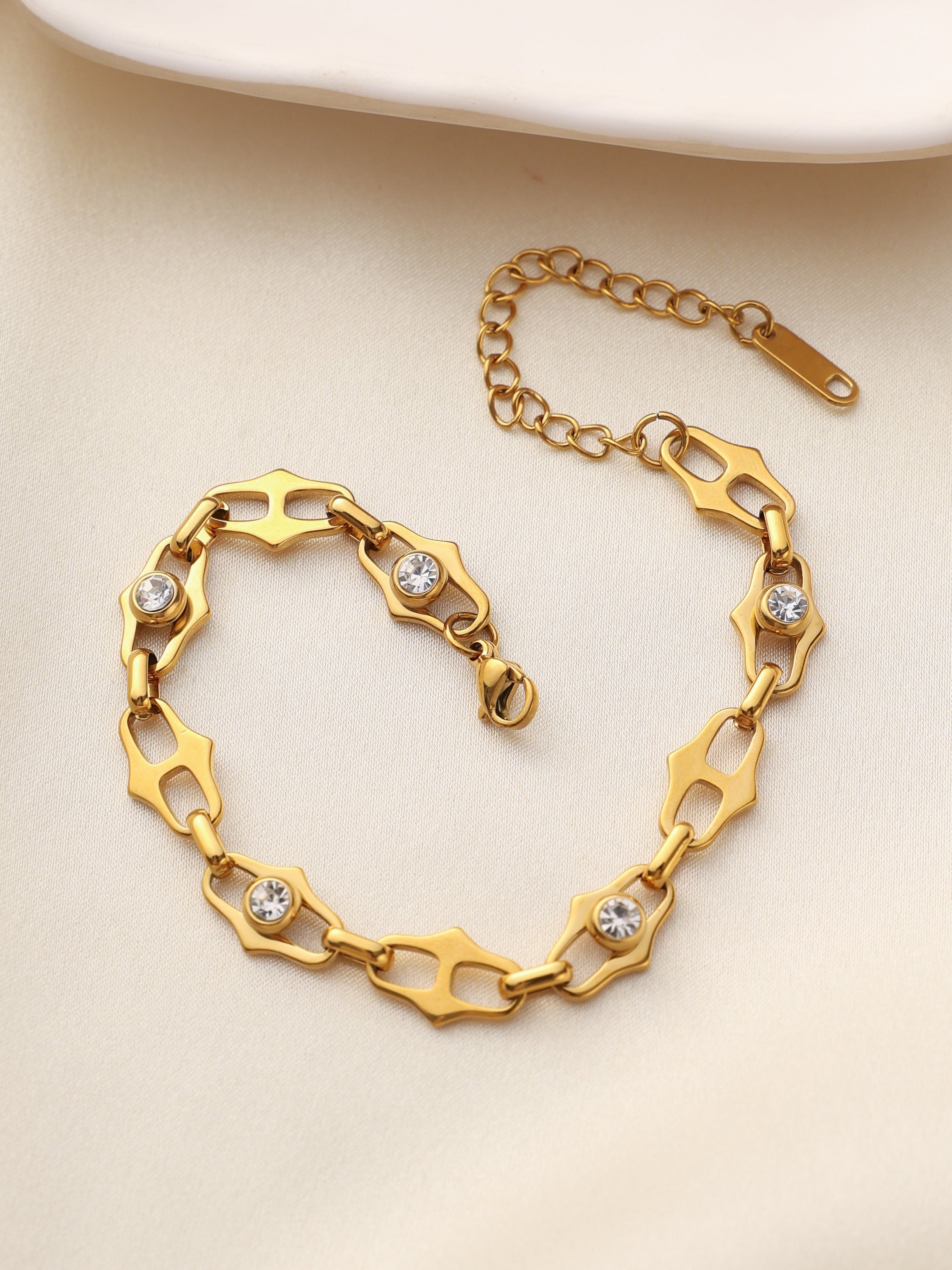 Gold Bean Bracelet