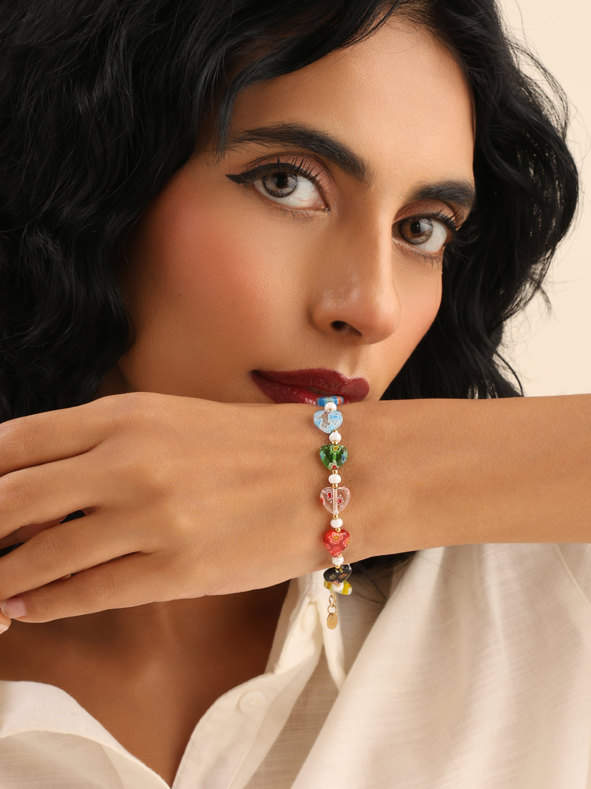 Millefiori Love Bracelet