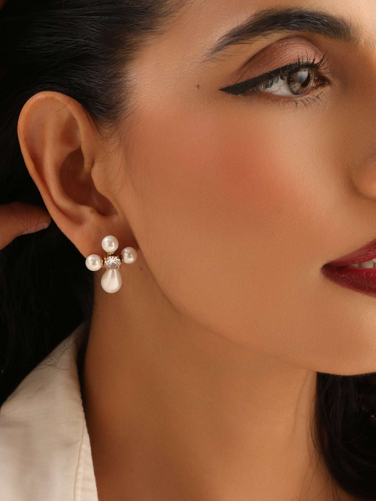 Pearl Blossom Earrings