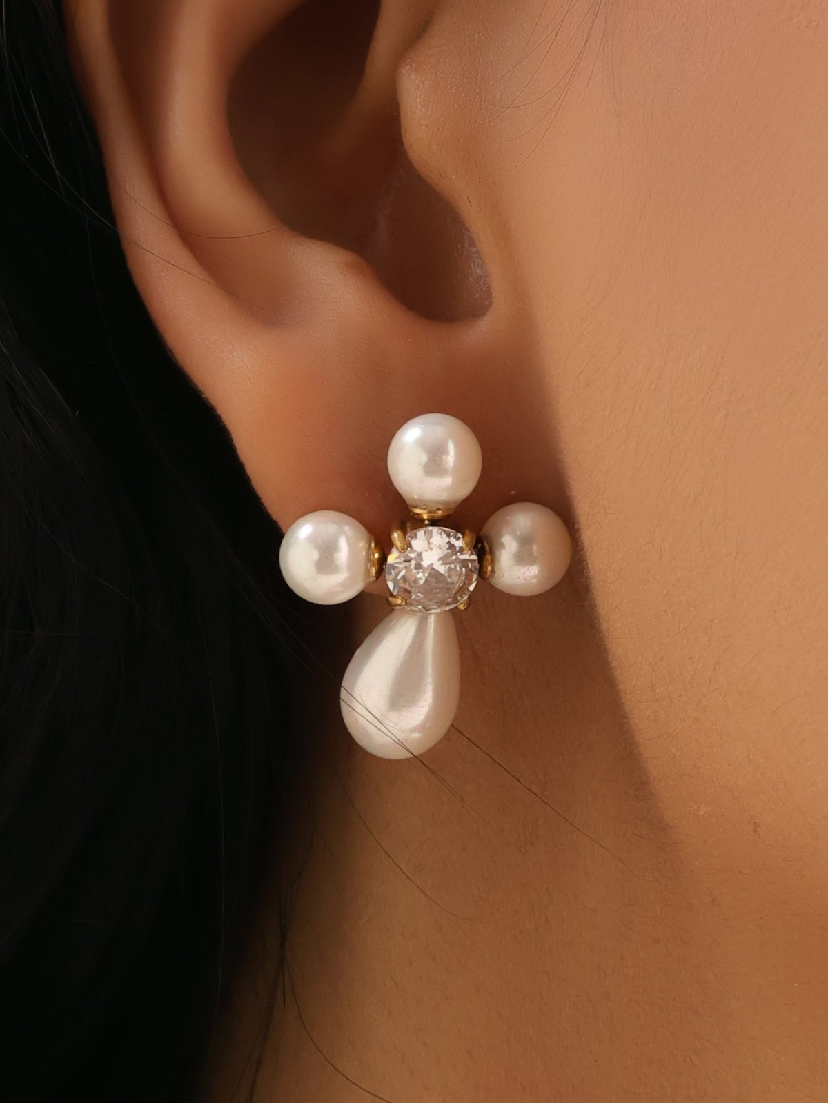 Pearl Blossom Earrings