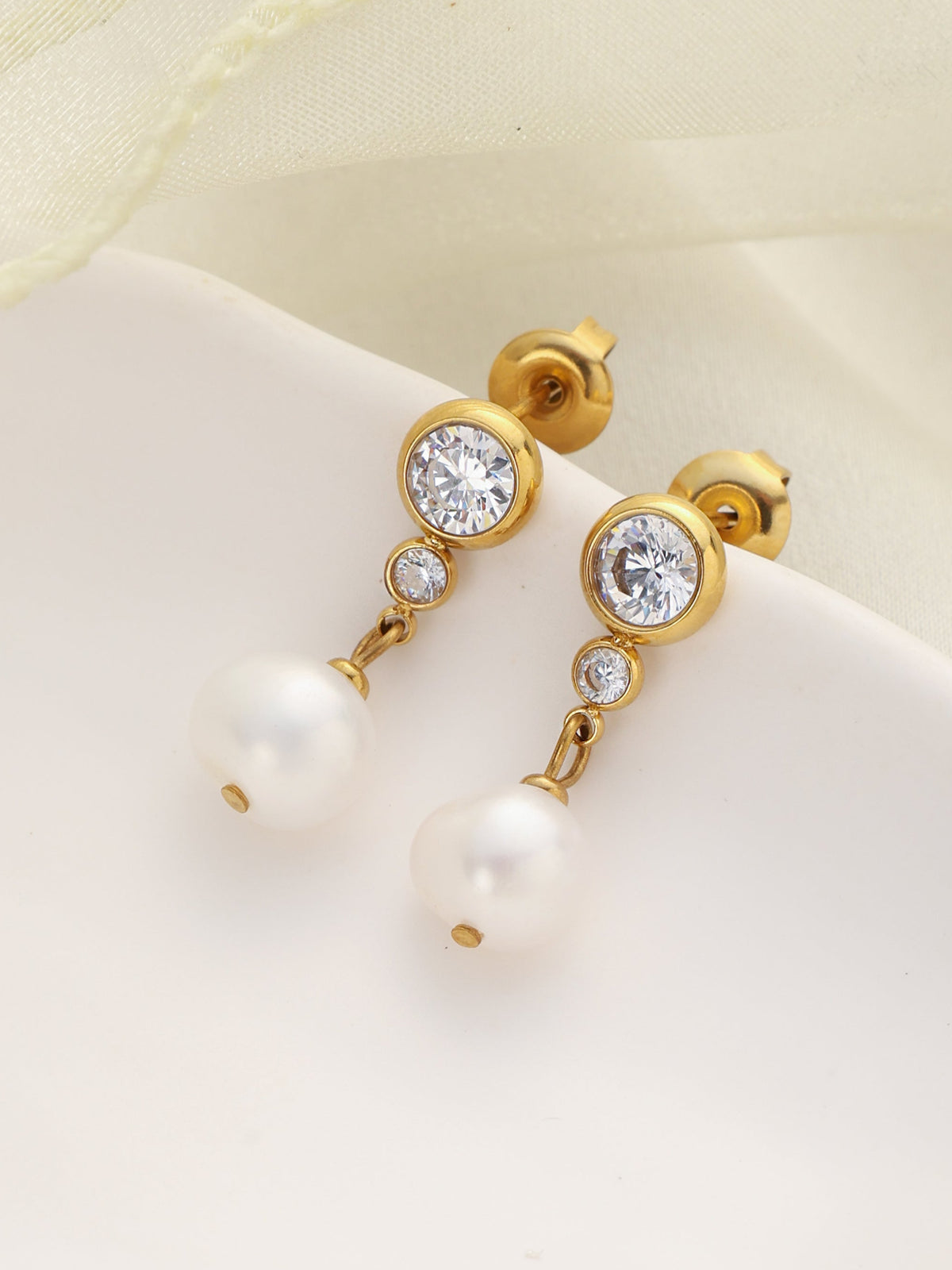 pearl earrings