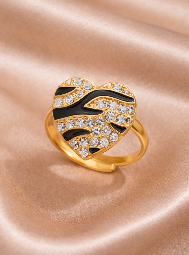 Black Heart Ring