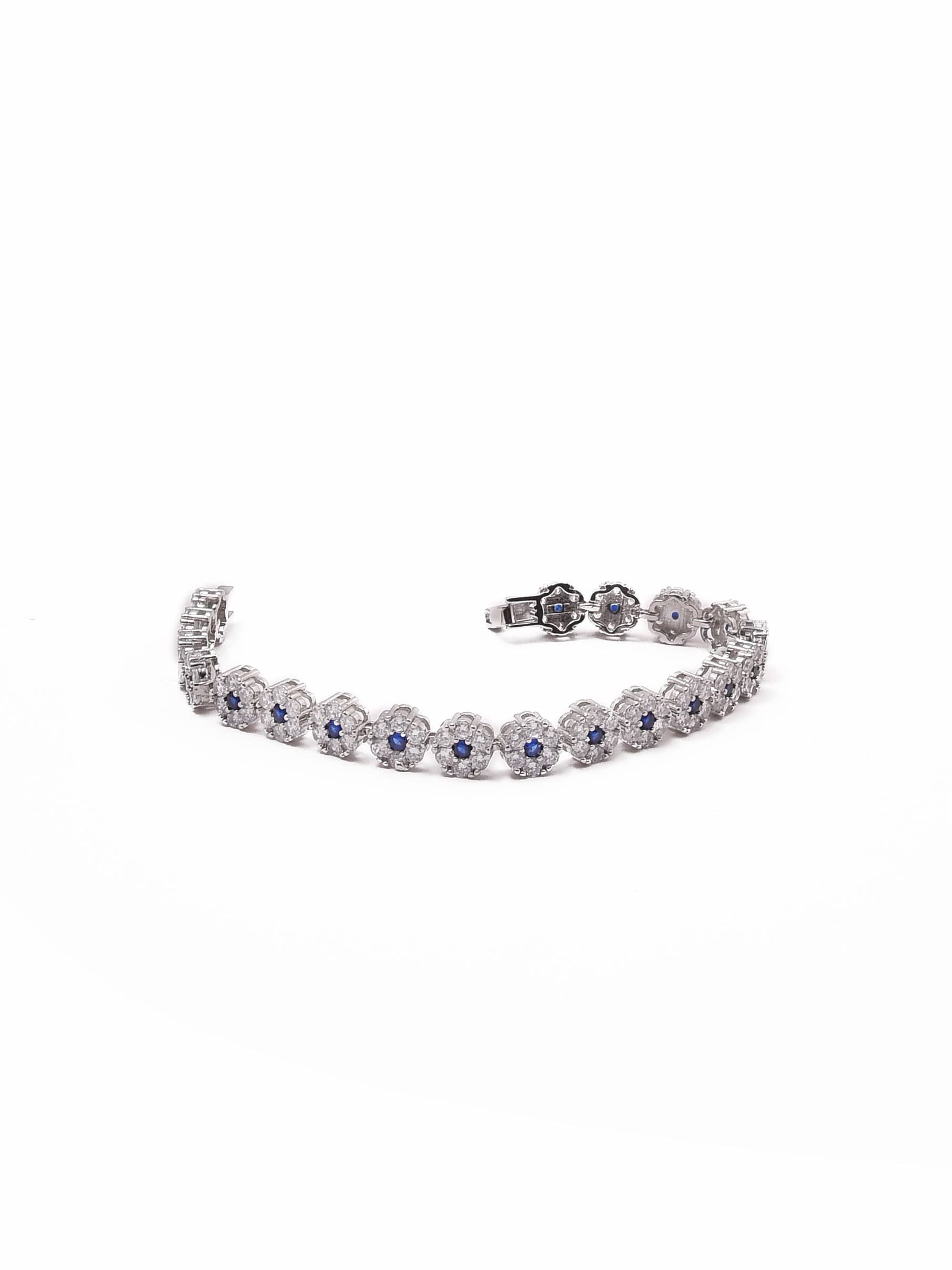Klissaa bracelet Floral Zirconia Tennis Bracelet