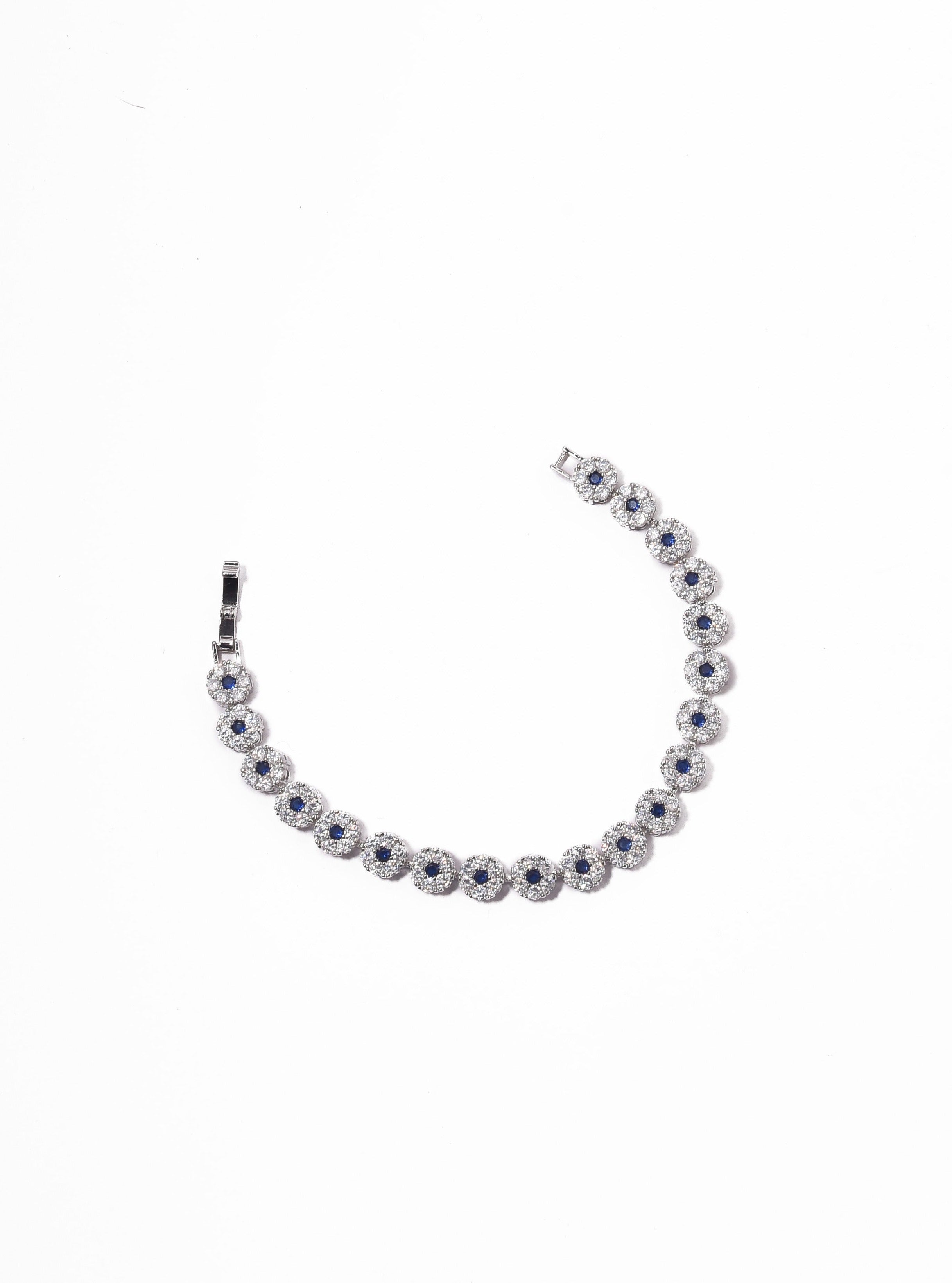 Klissaa bracelet Floral Zirconia Tennis Bracelet