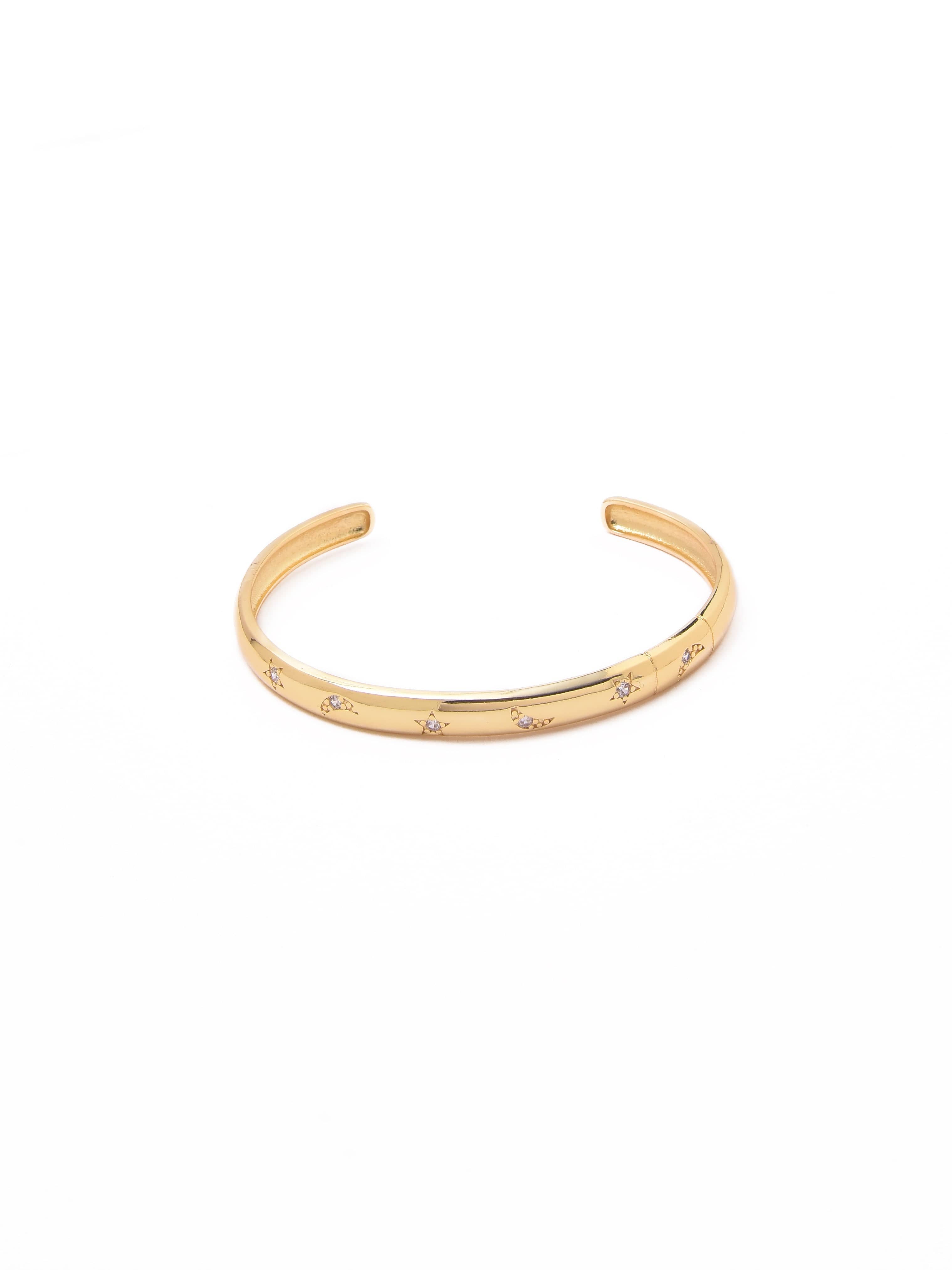 Klissaa bracelet Klissaa Stars & Moon Cuff Bangle