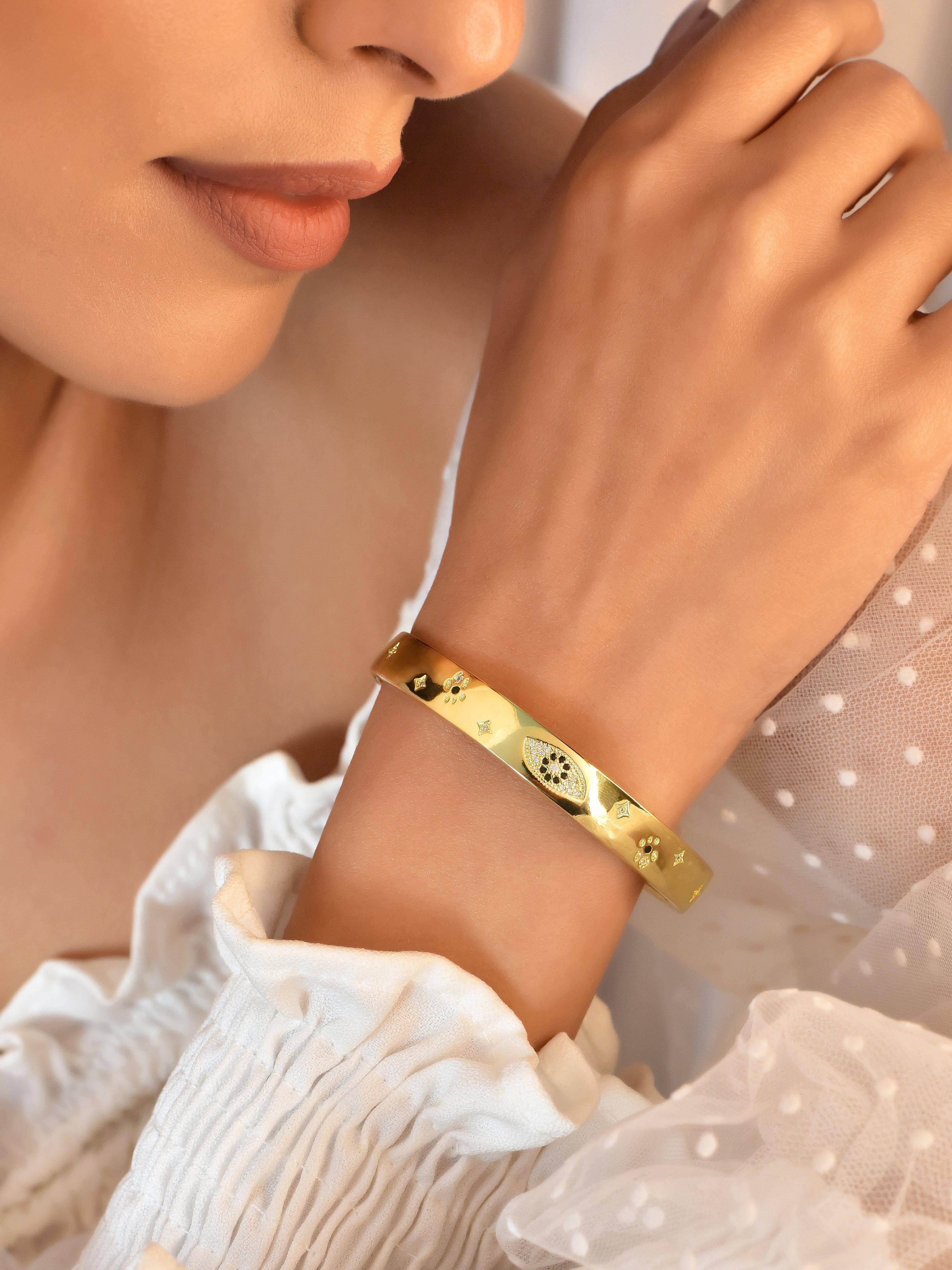 Klissaa bracelet The Statement Maker Eye Cuff Bangle