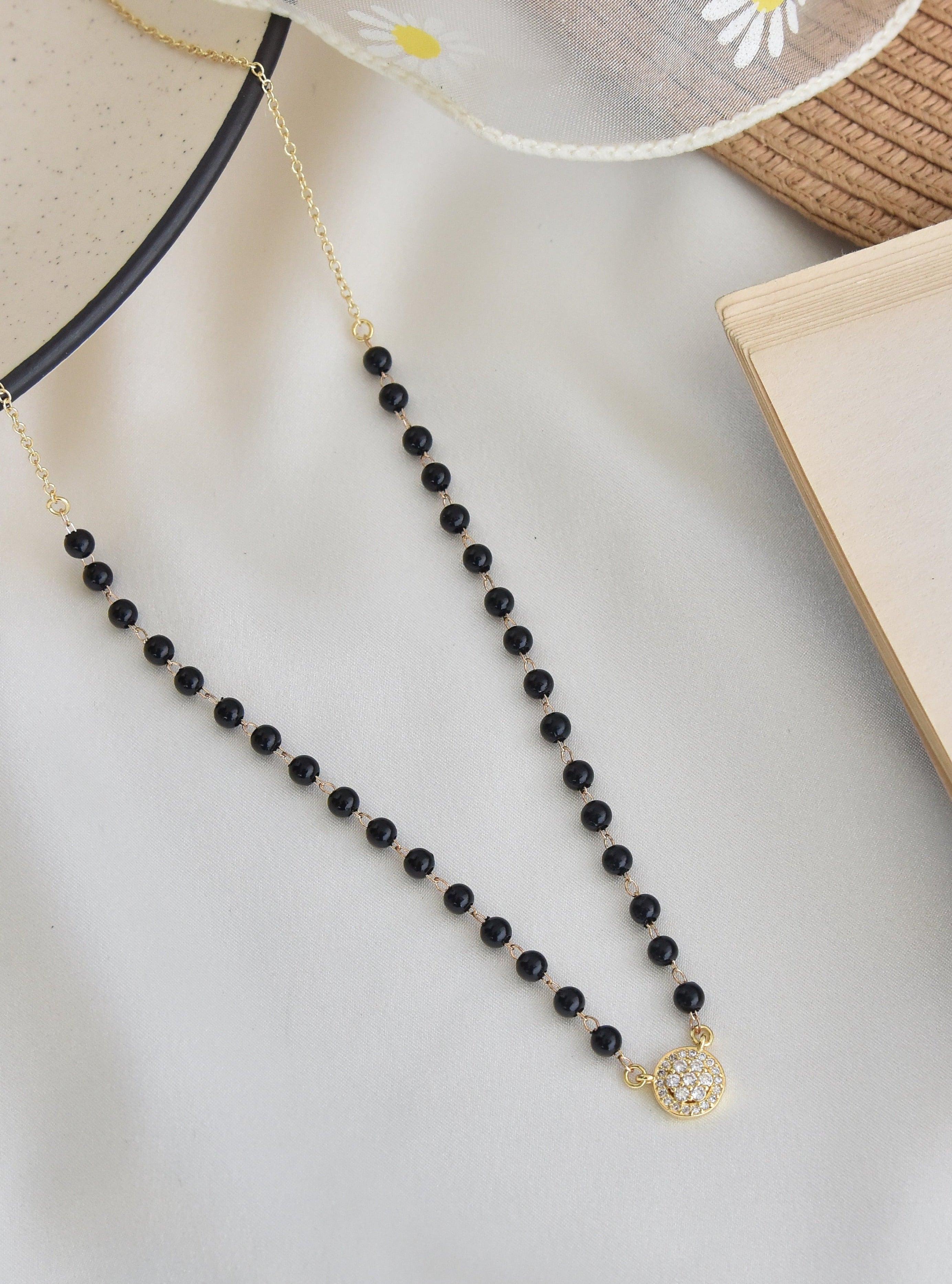 Klissaa Bracelets Copy of Deepika Solitaire Mangal Sutra Necklace