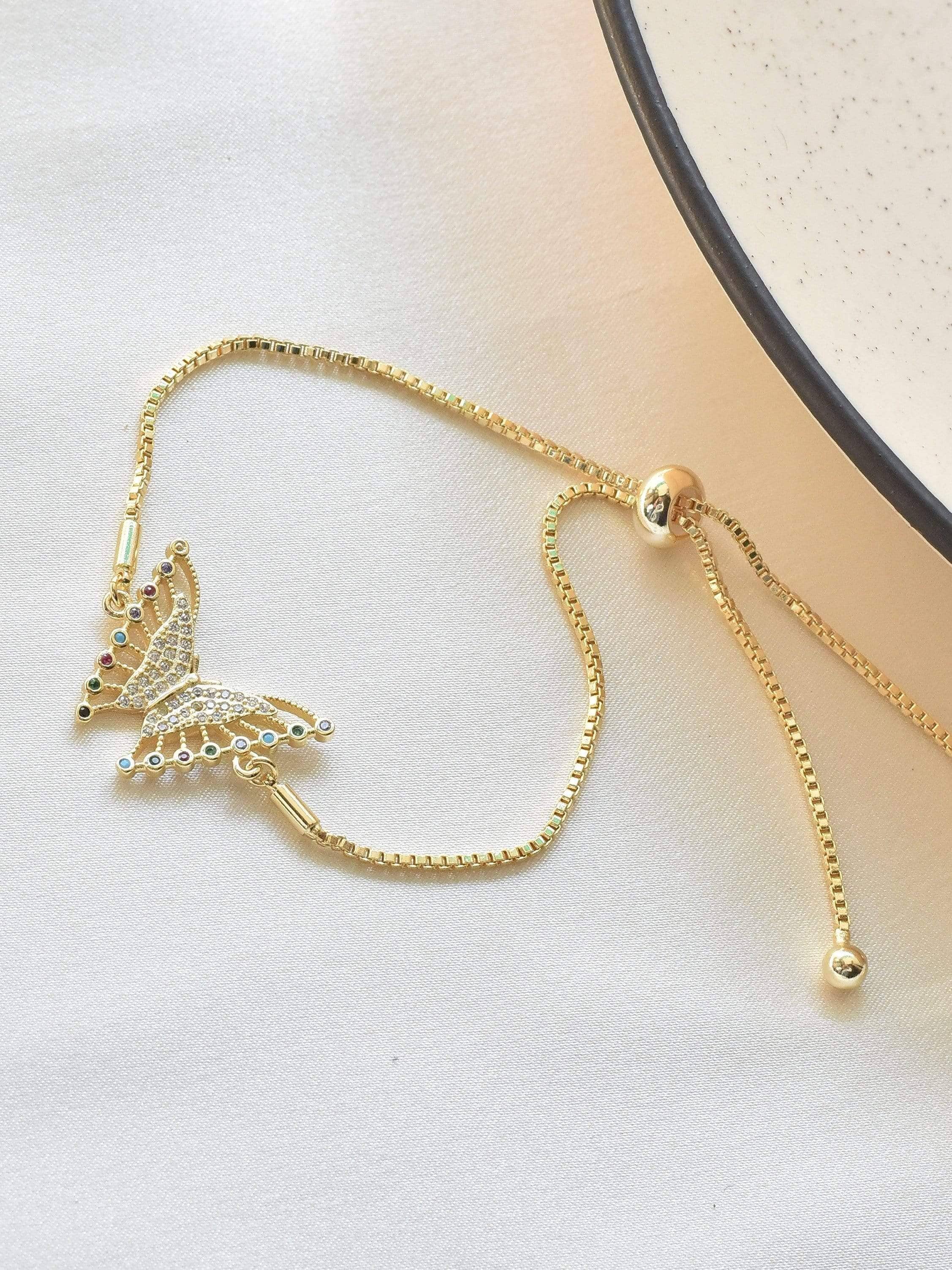 Klissaa Bracelets Klissaa Butterfly Crystal Bracelet