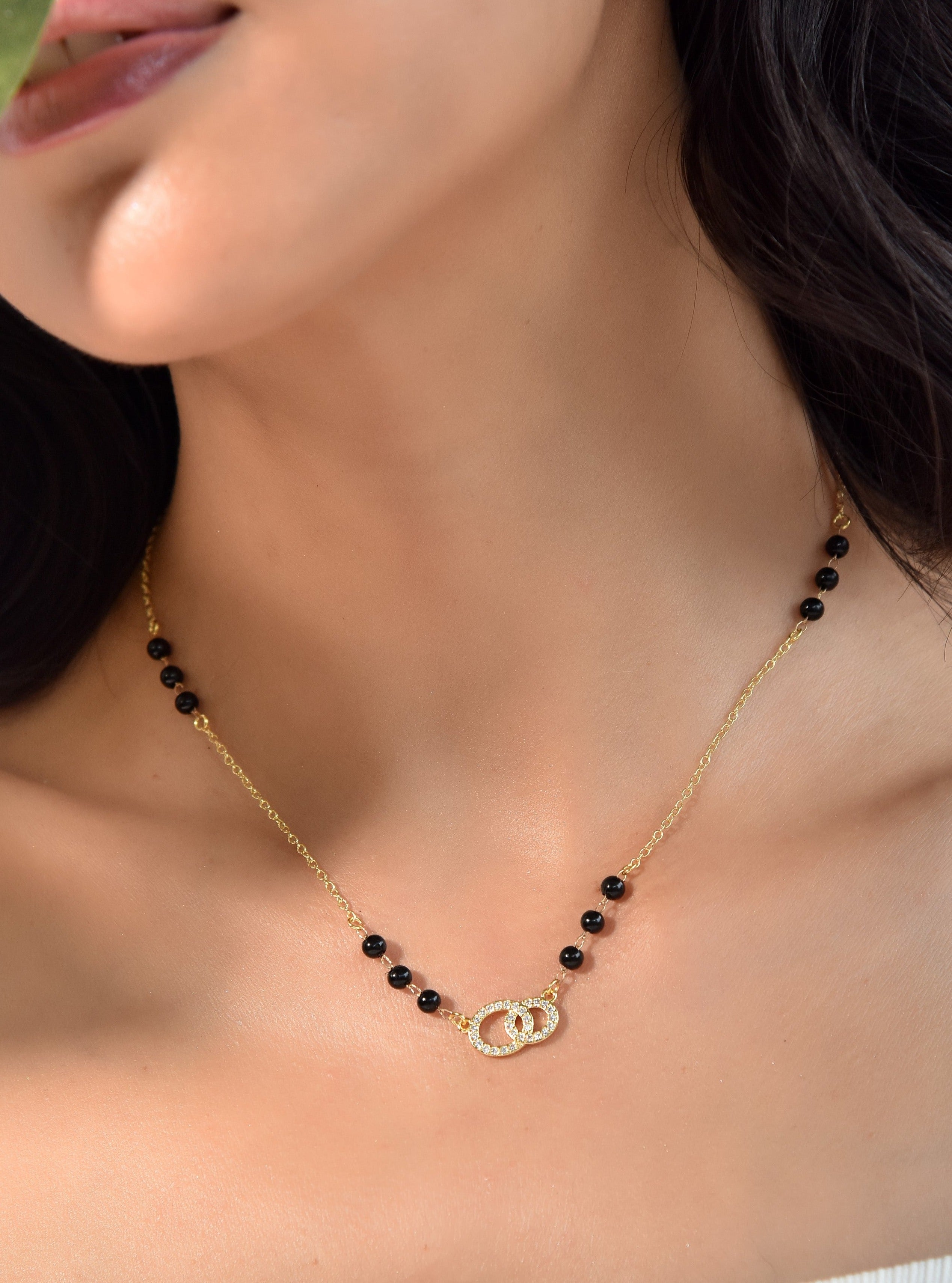 Klissaa Bracelets Klissaa Diamond Mangal Sutra Necklace