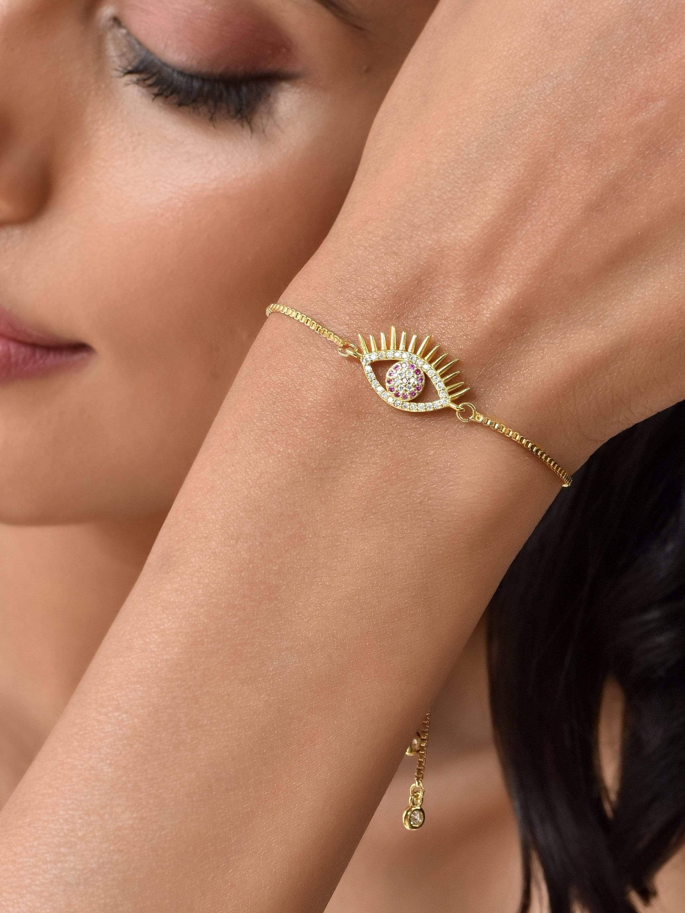 Klissaa Bracelets Layla Evil Eye Bracelet