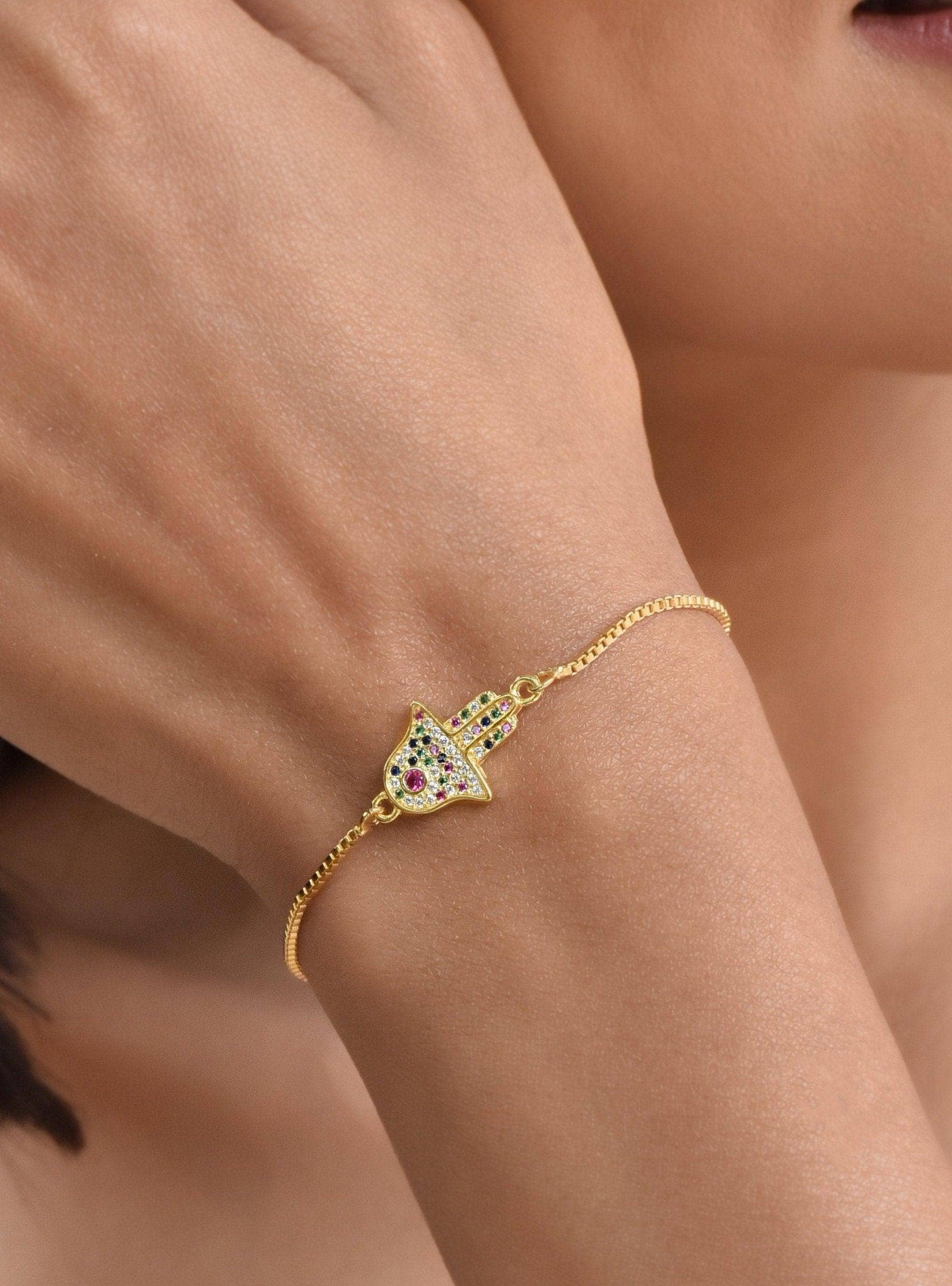 Klissaa Bracelets Vibes Hamsa Hand Bracelet