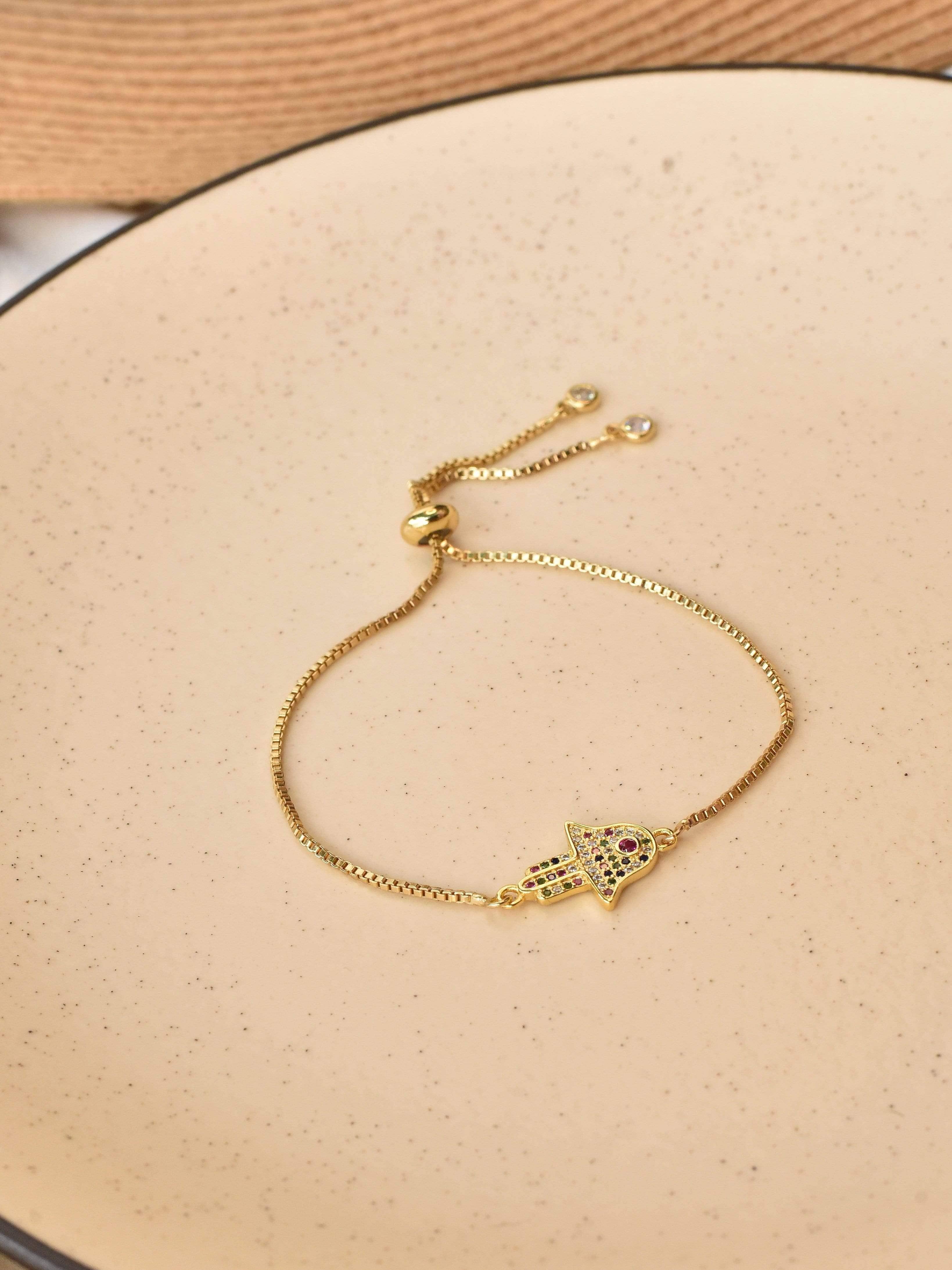 Klissaa Bracelets Vibes Hamsa Hand Bracelet