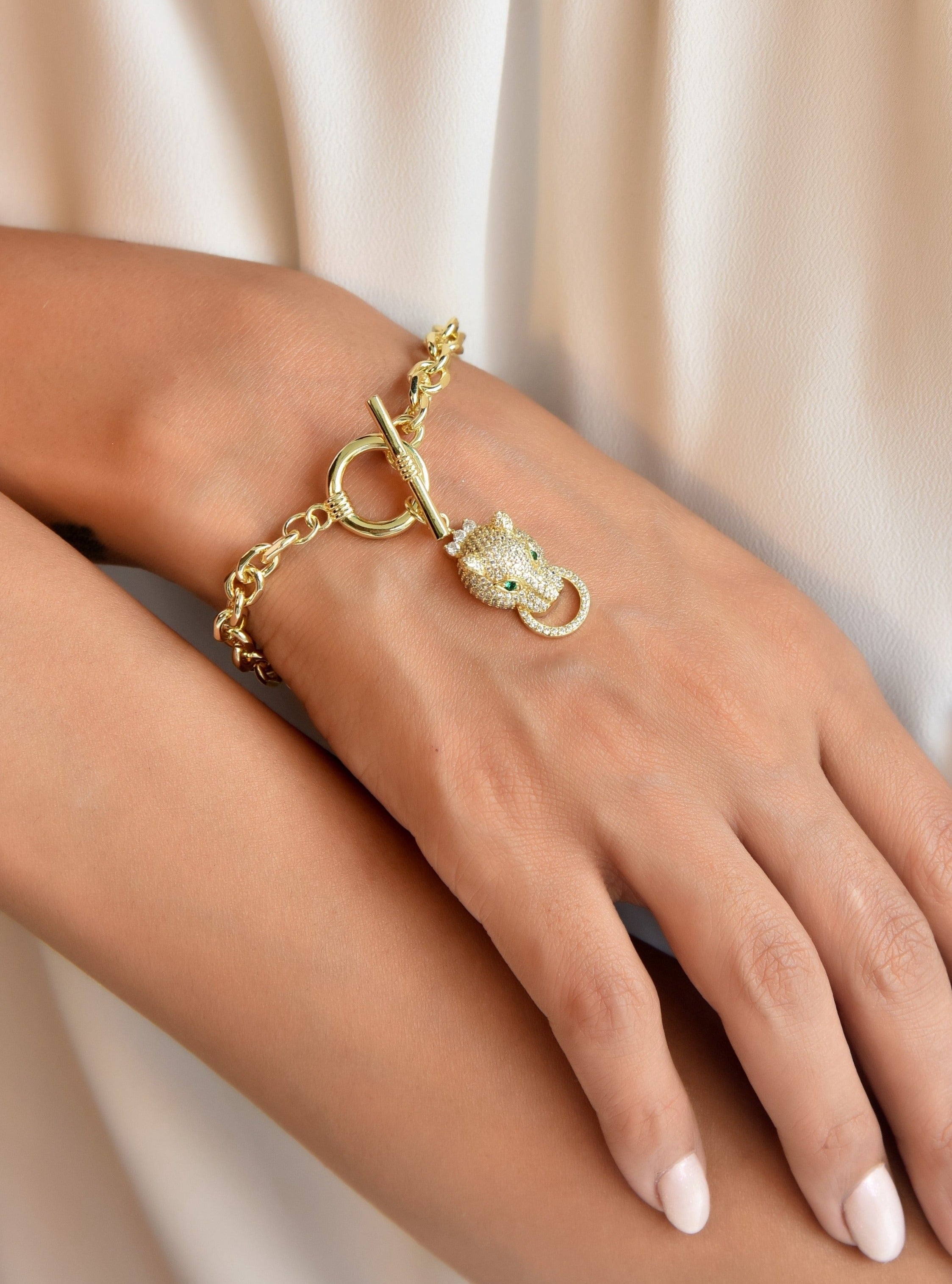 Klissaa Bracelets Vintage Panther Handmade Bracelet