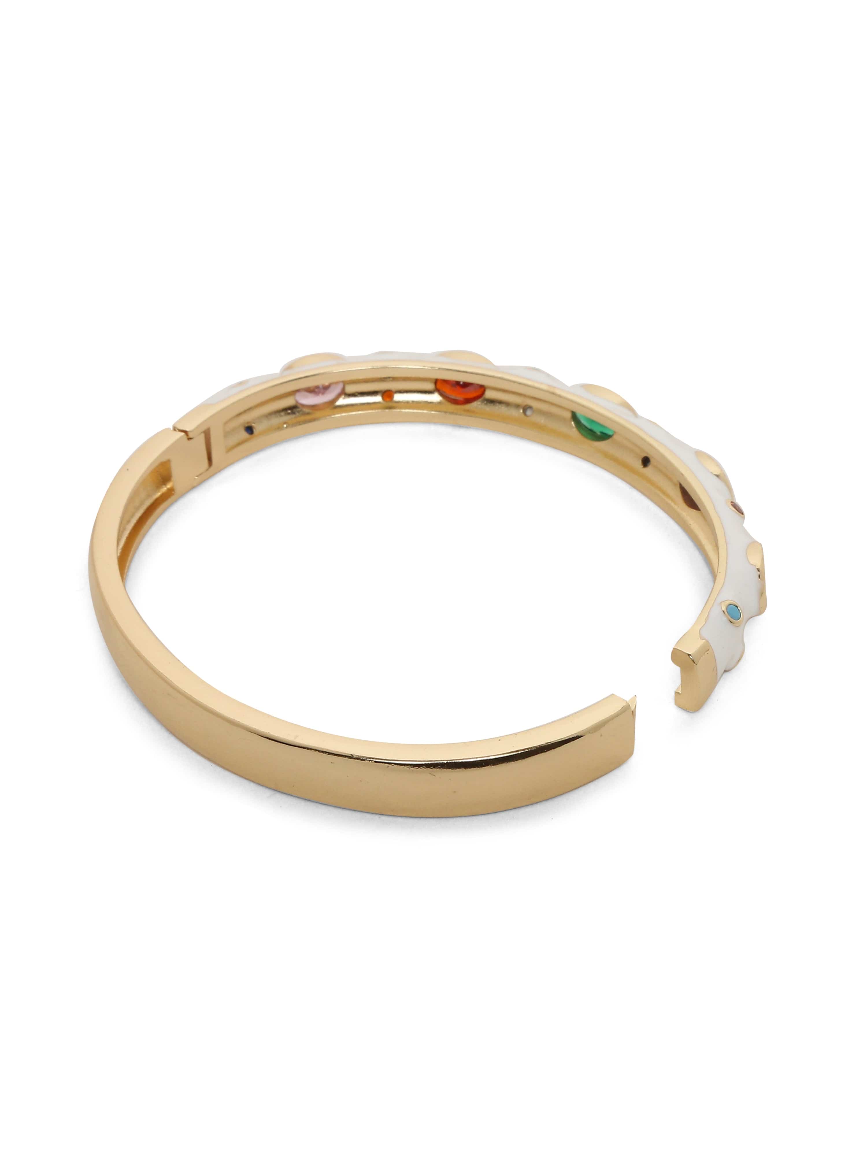 Klissaa Bracelets White Rainbow Bangle
