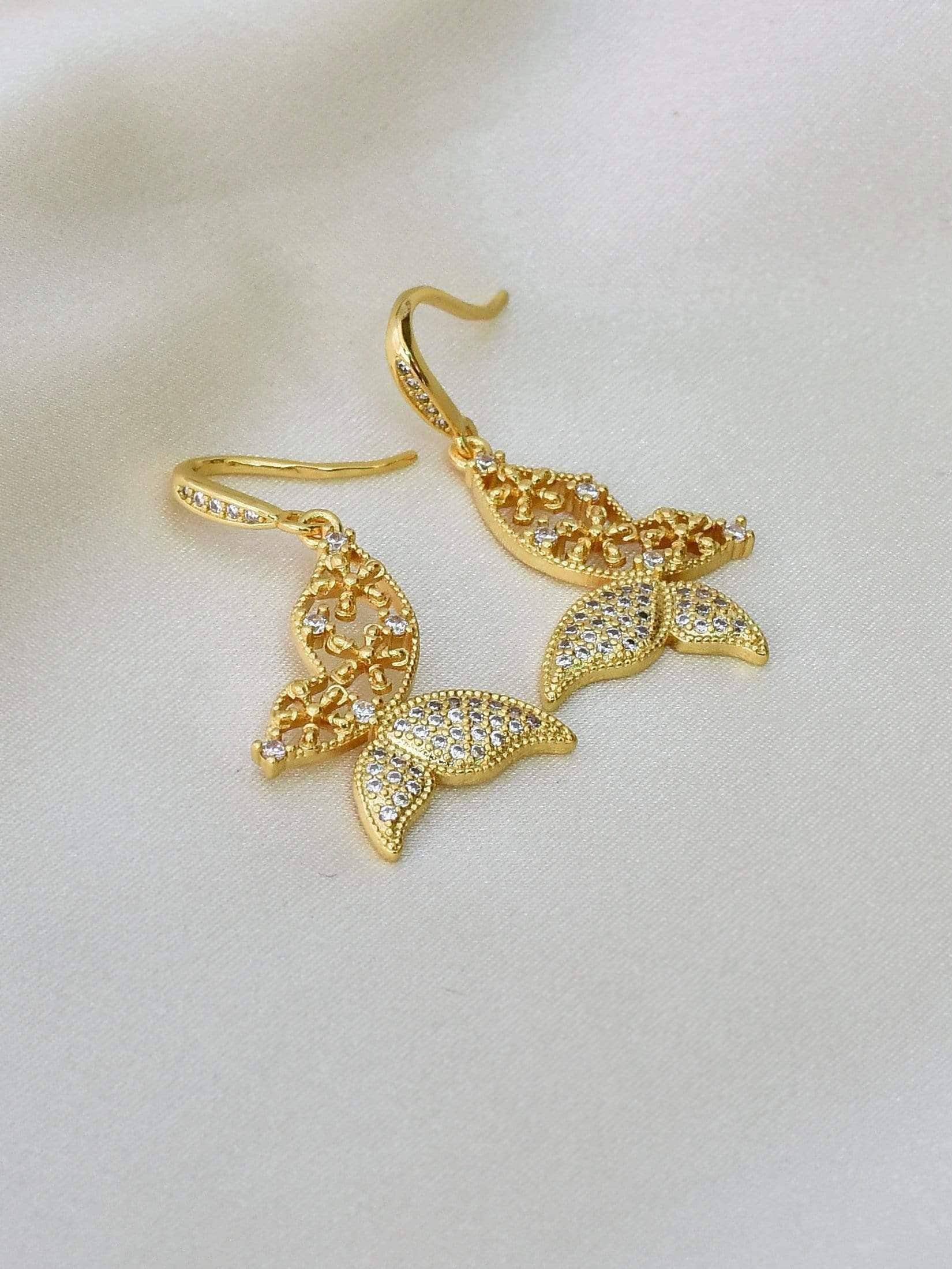 Klissaa earrings Klissaa Butterfly Drop Earrings