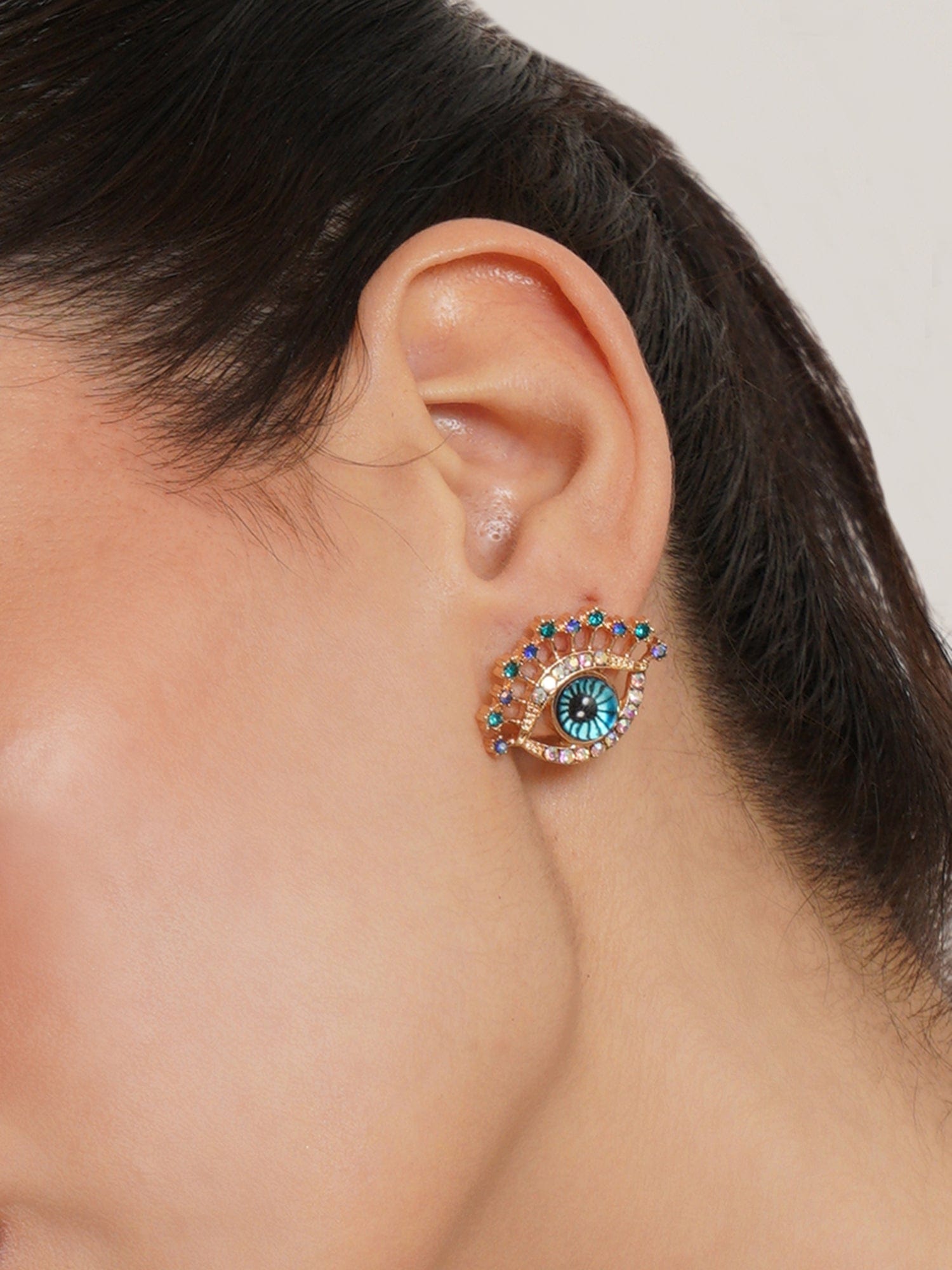 Klissaa earrings Klissaa Nazar Studs