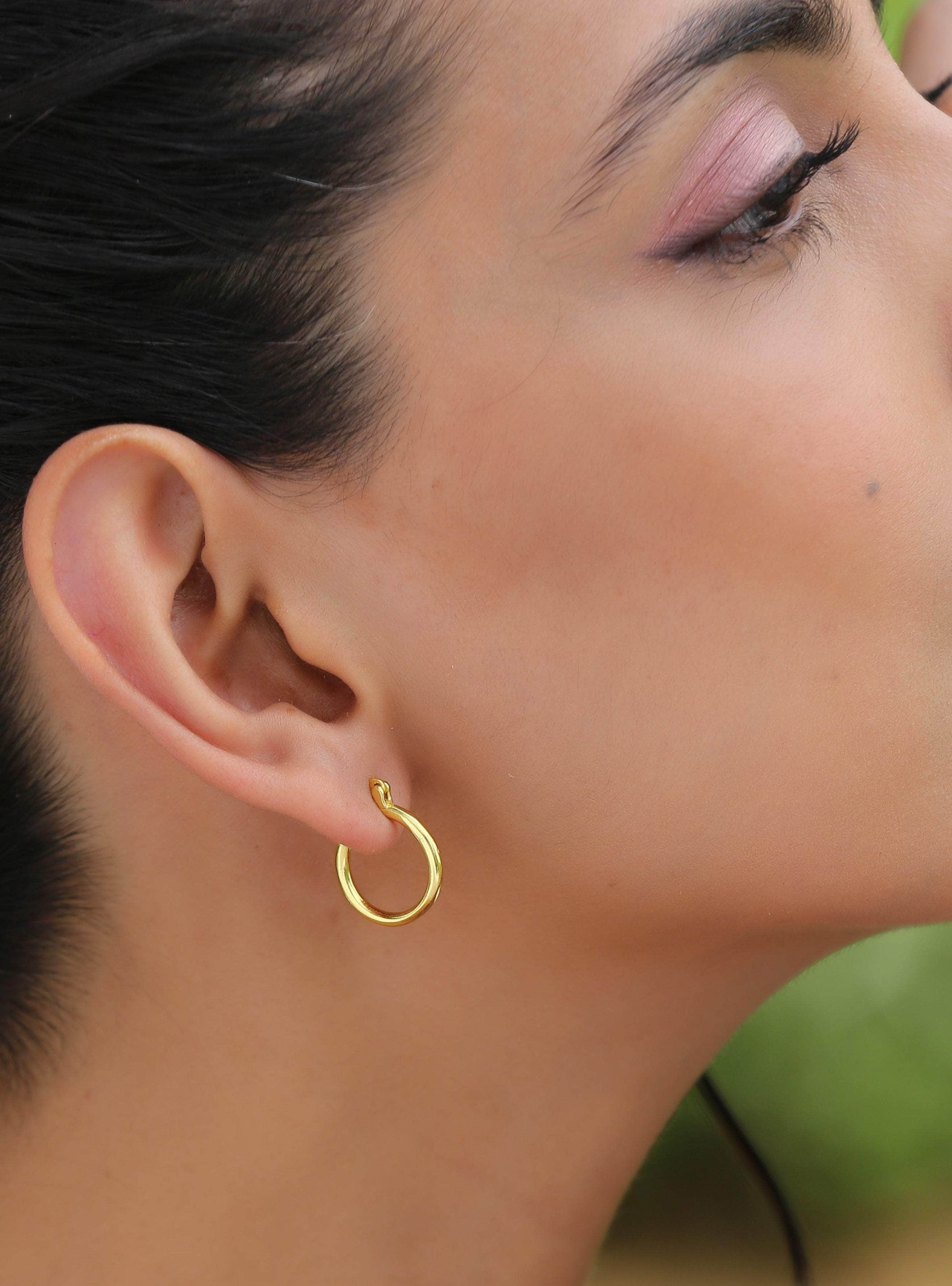 Klissaa Earrings Mini Medium Hoops