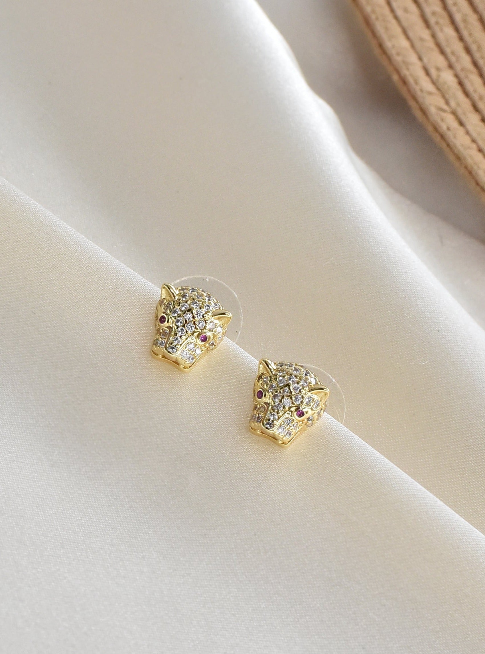 Klissaa Earrings Panther Stud Earrings