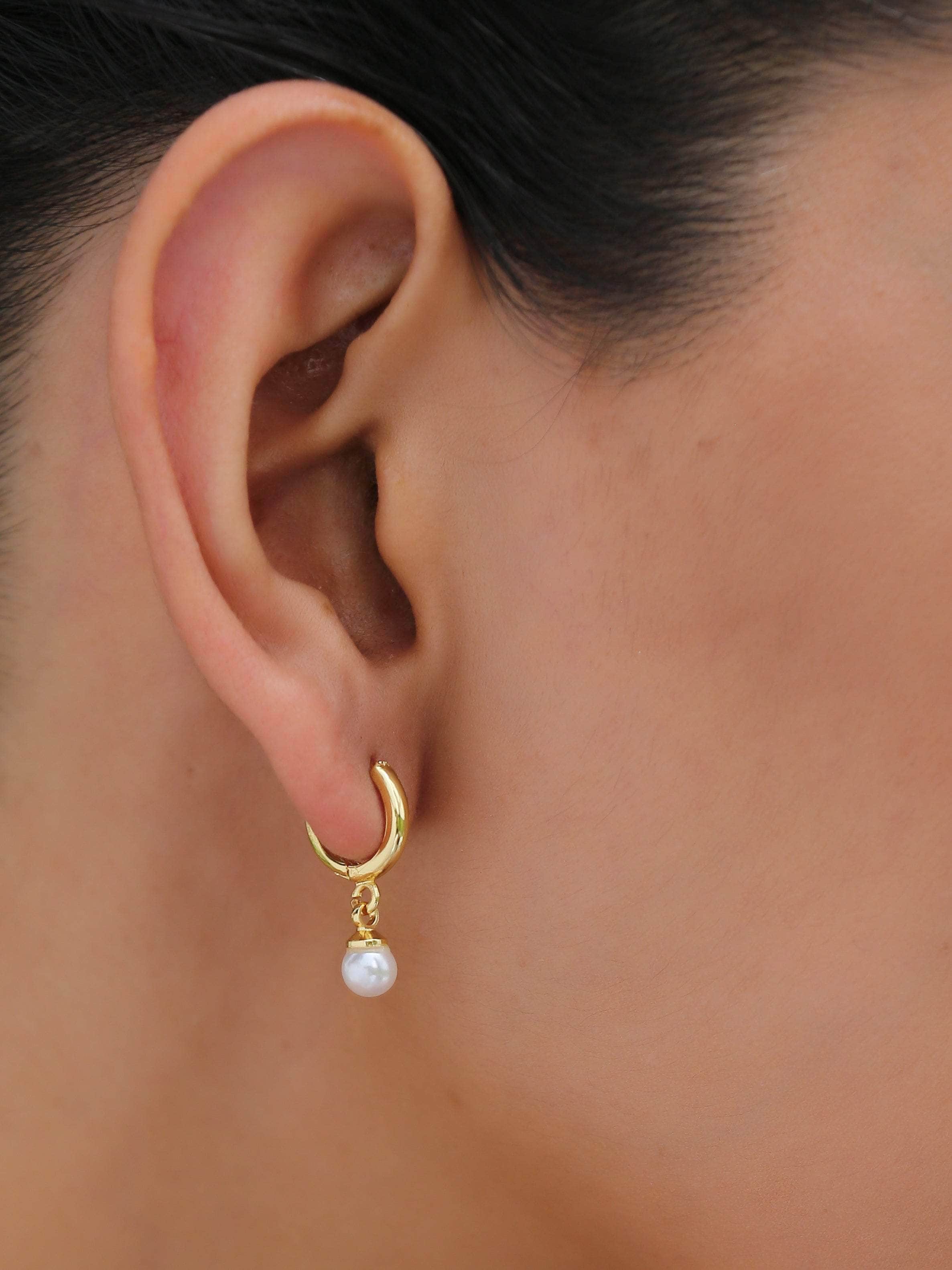 Klissaa Earrings Pearl Drop Earrings