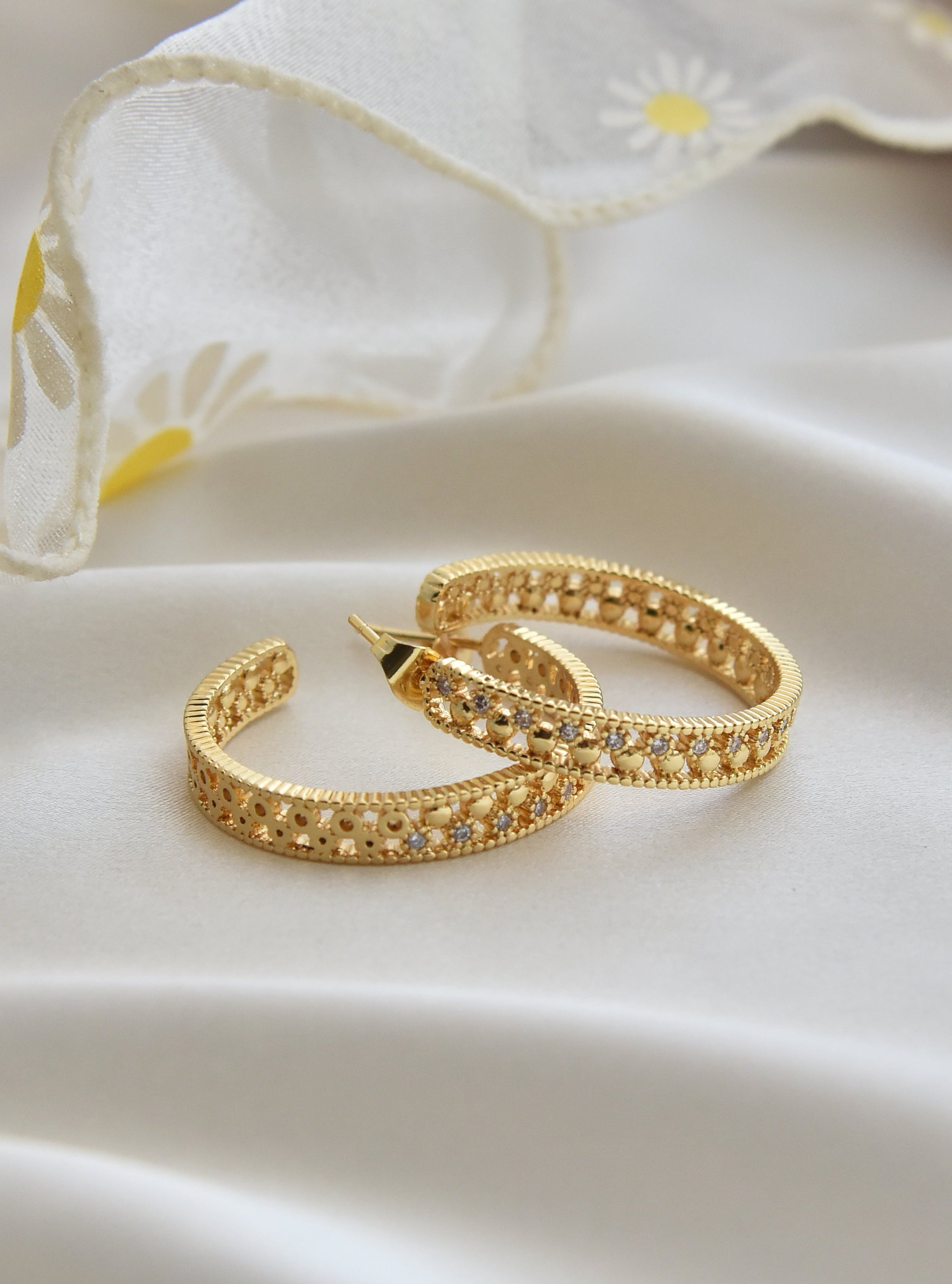 Klissaa Earrings Simplistic Vintage Hoop Earrings