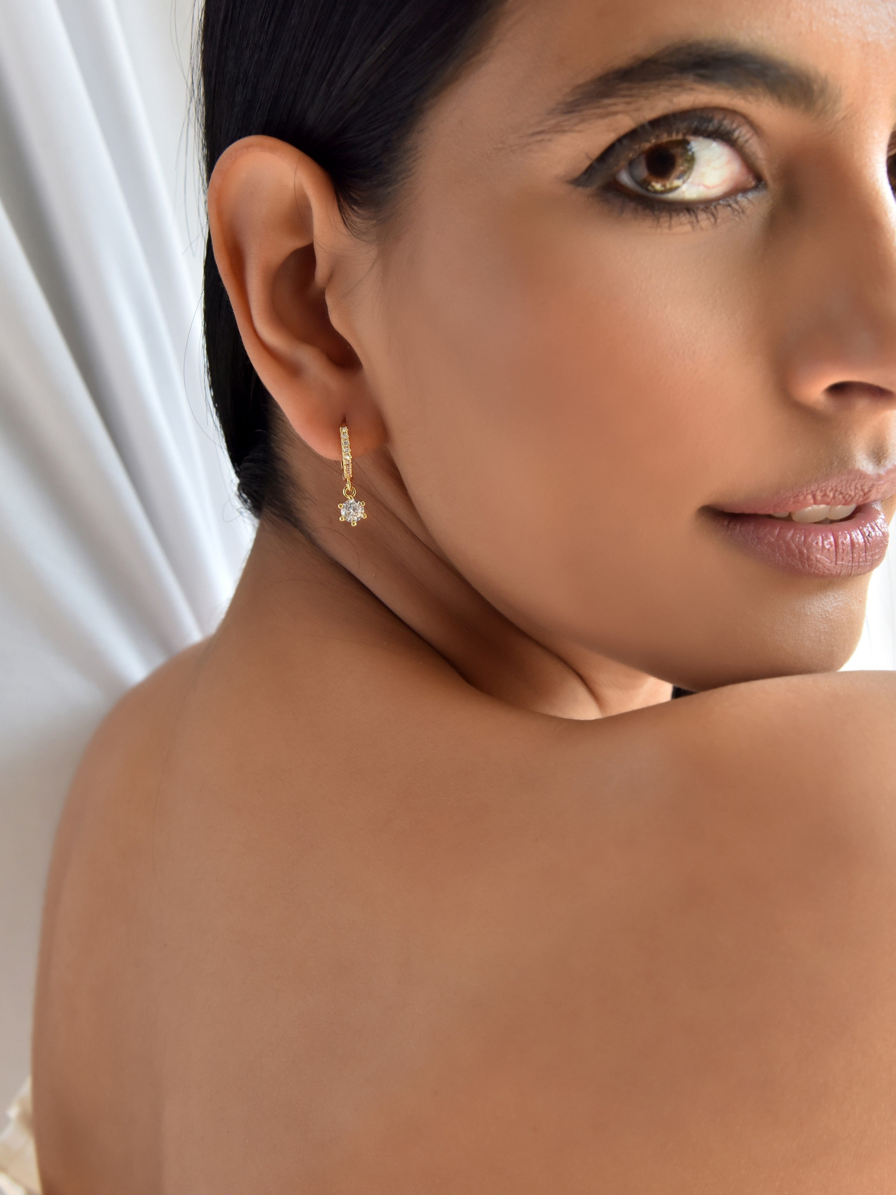 Klissaa earrings Solitaire Dangle & Drop Earrings