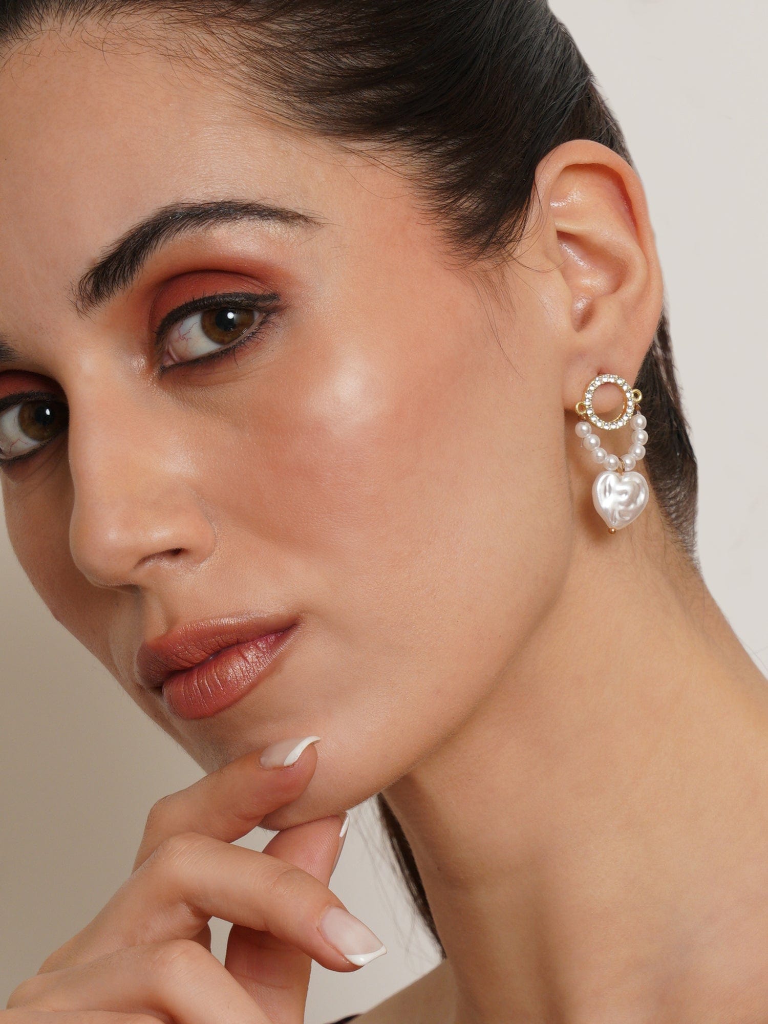 Klissaa earrings Summer Pearl String Dangler