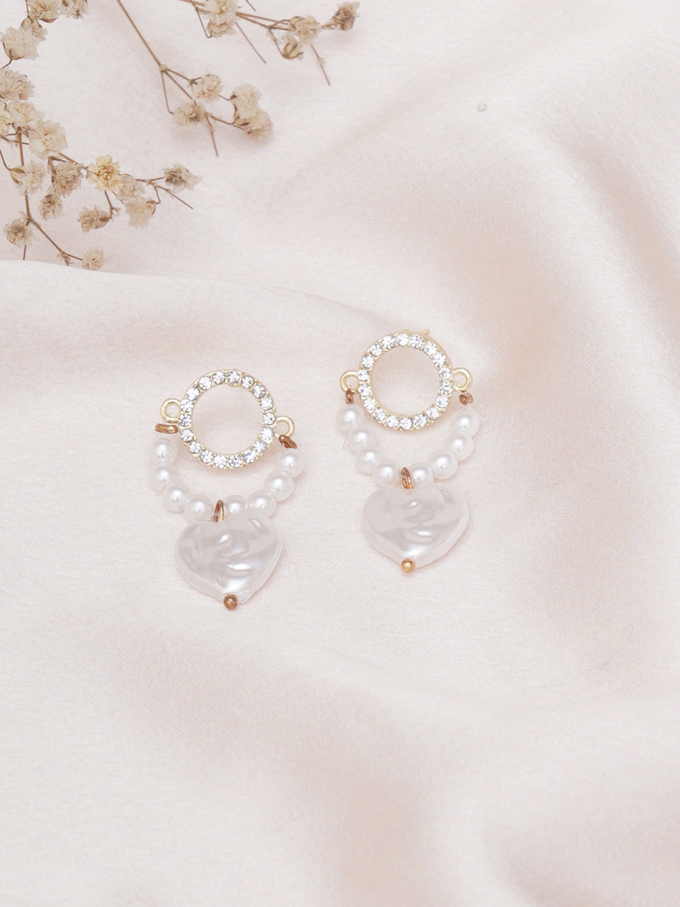 Klissaa earrings Summer Pearl String Dangler