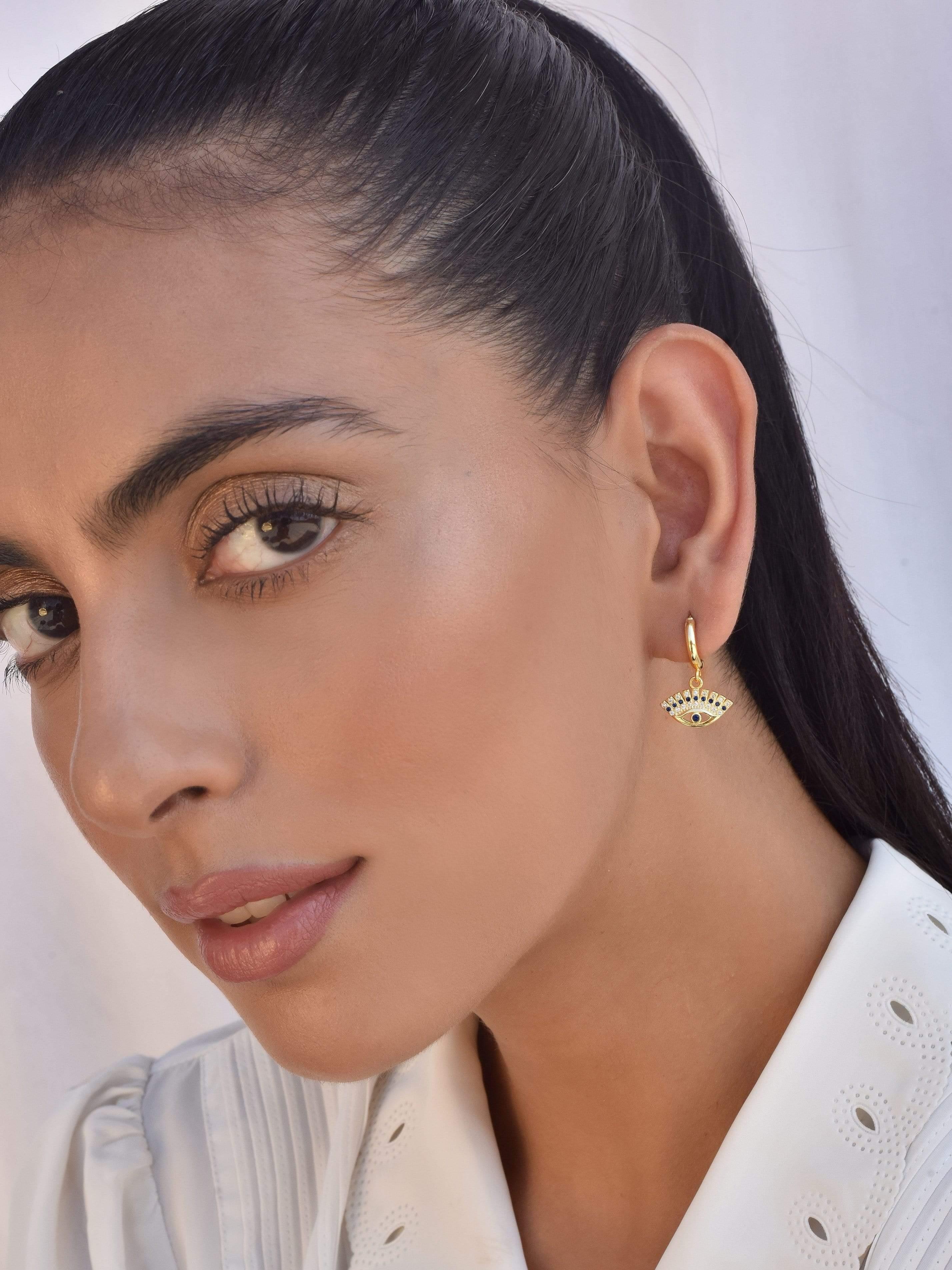 Klissaa Earrings Tasmin Eye Drop Earrings