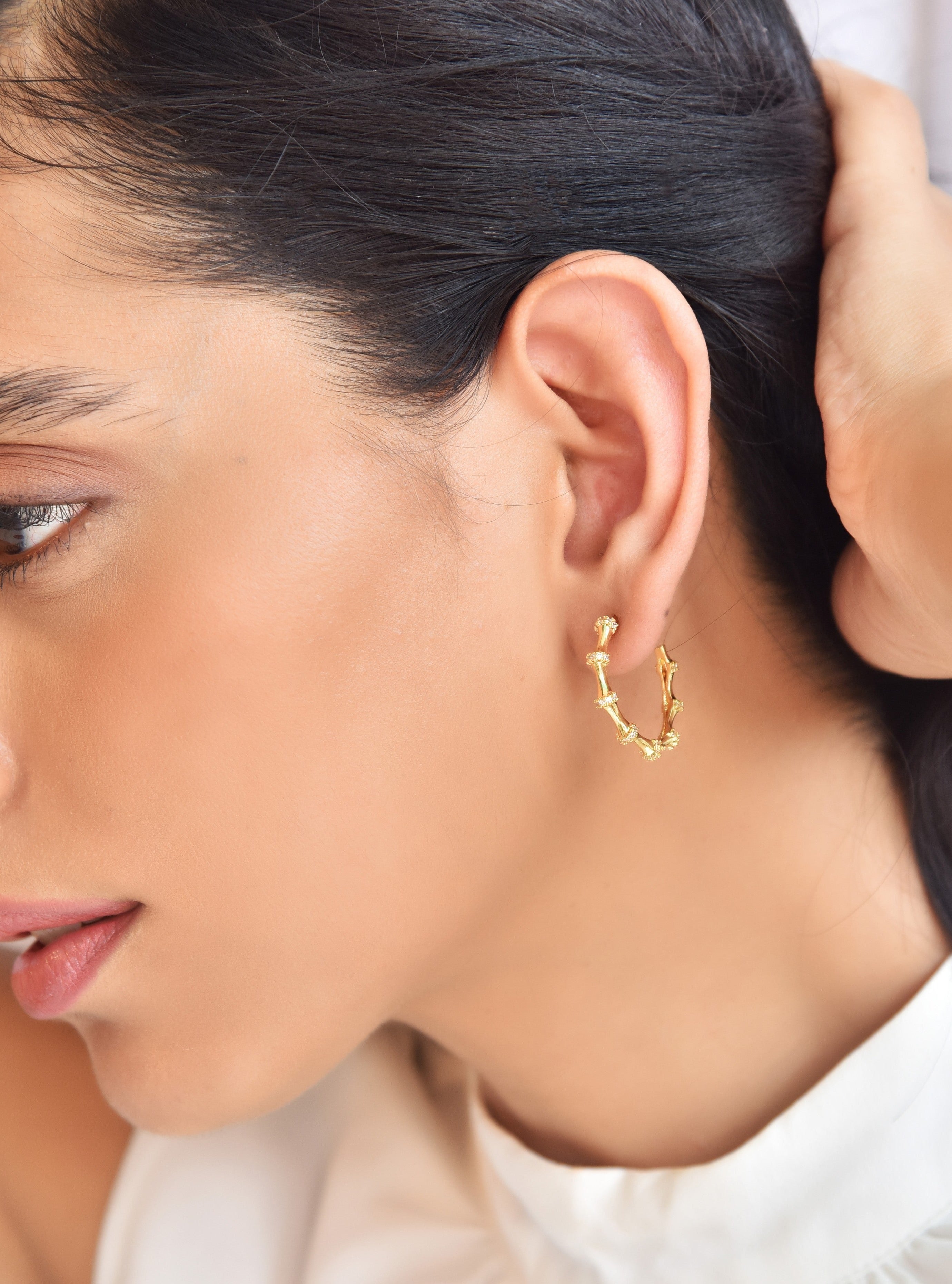 Klissaa Earrings The Subtle Affirmation Hoop Earrings