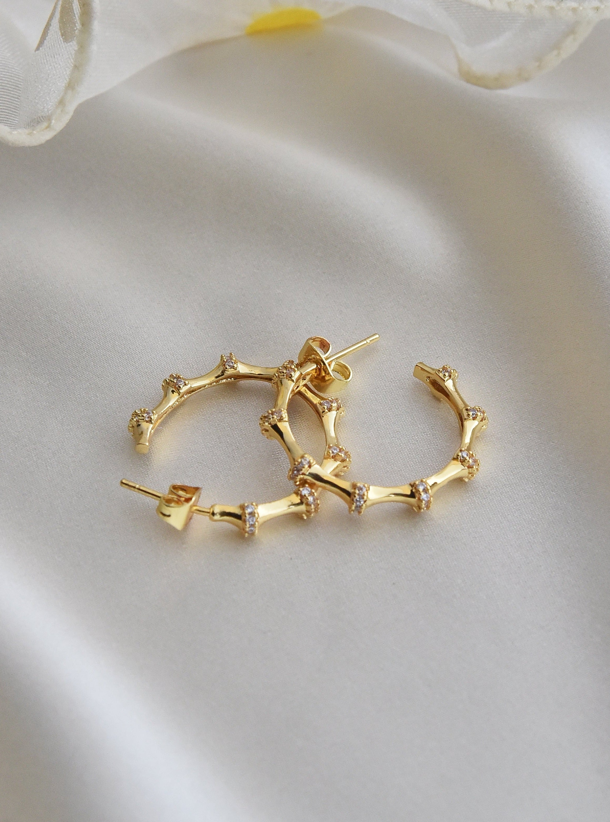 Klissaa Earrings The Subtle Affirmation Hoop Earrings