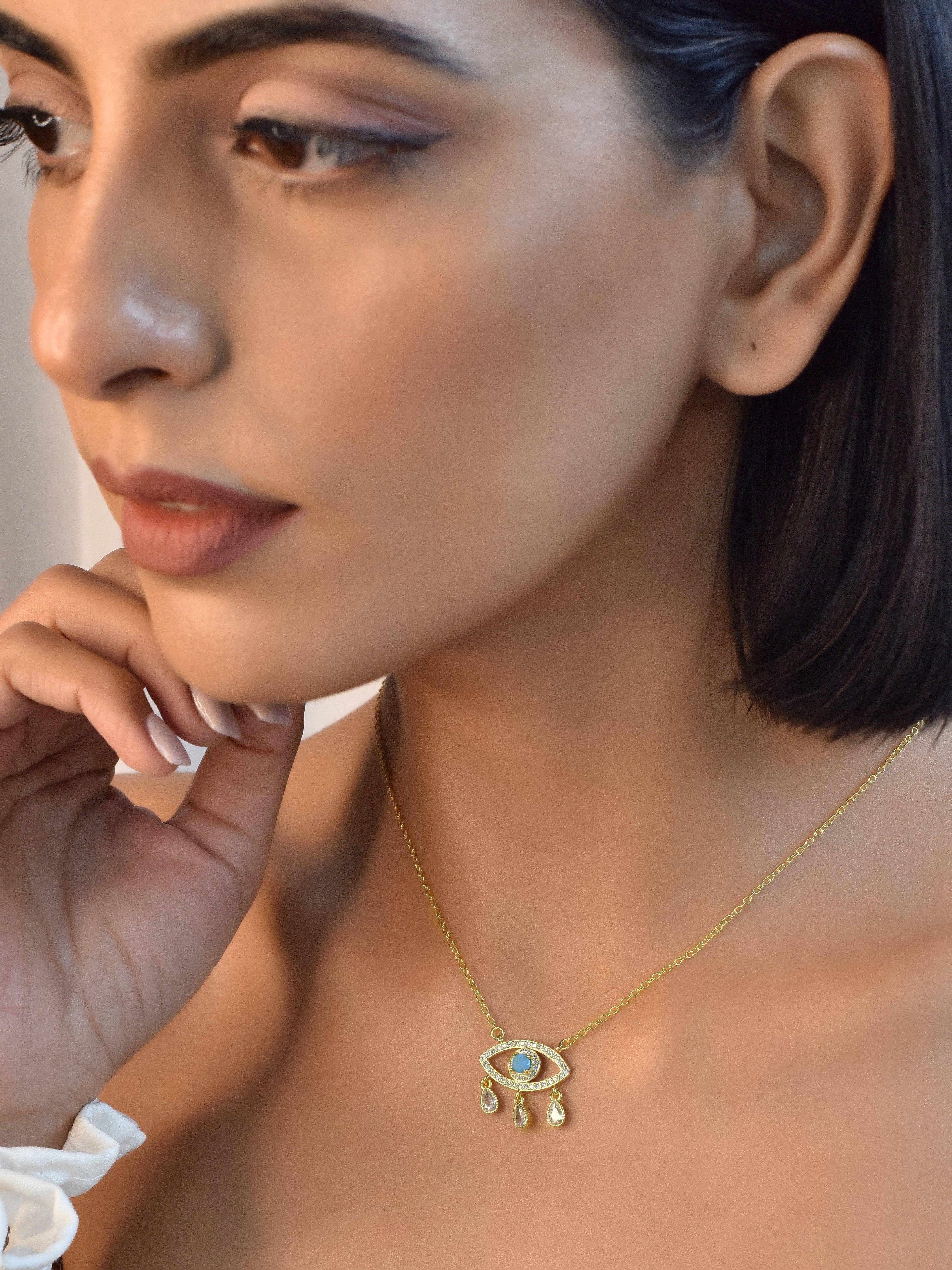 Klissaa Necklaces Evil Eye Stunner Necklace