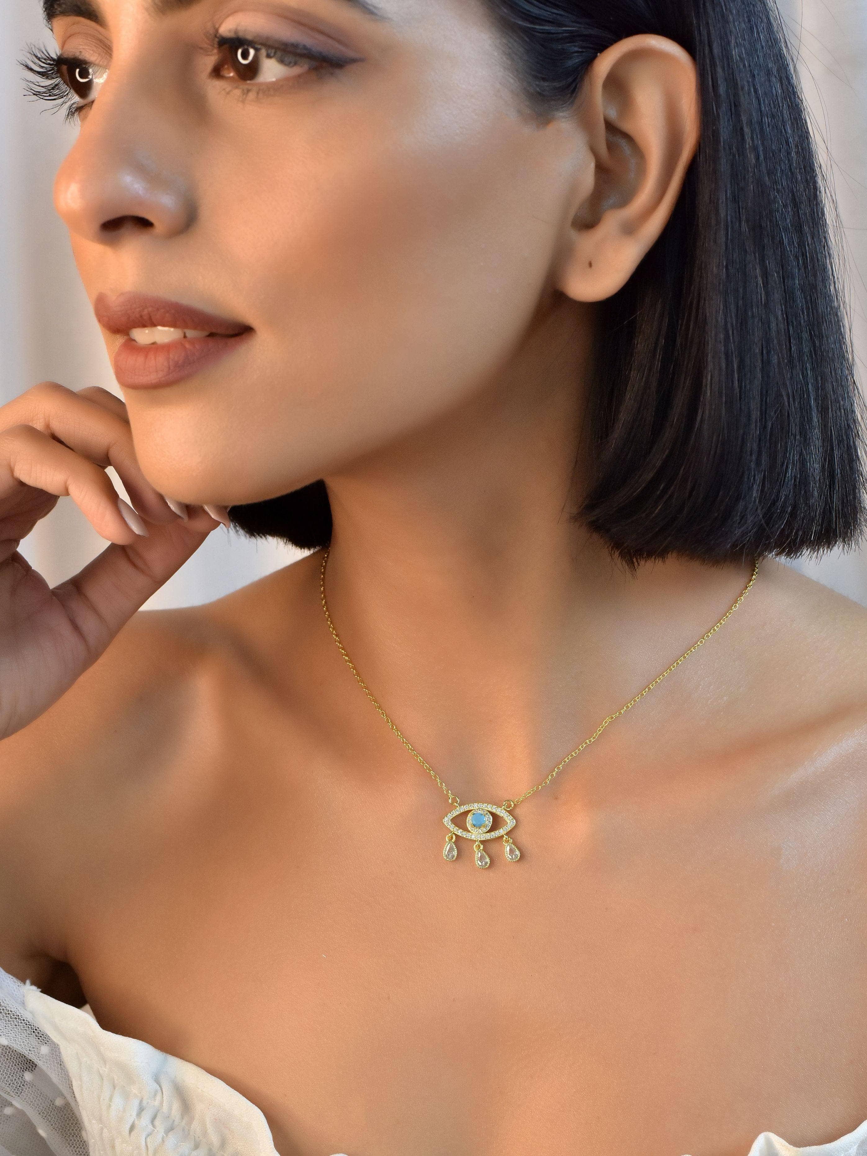 Klissaa Necklaces Evil Eye Stunner Necklace