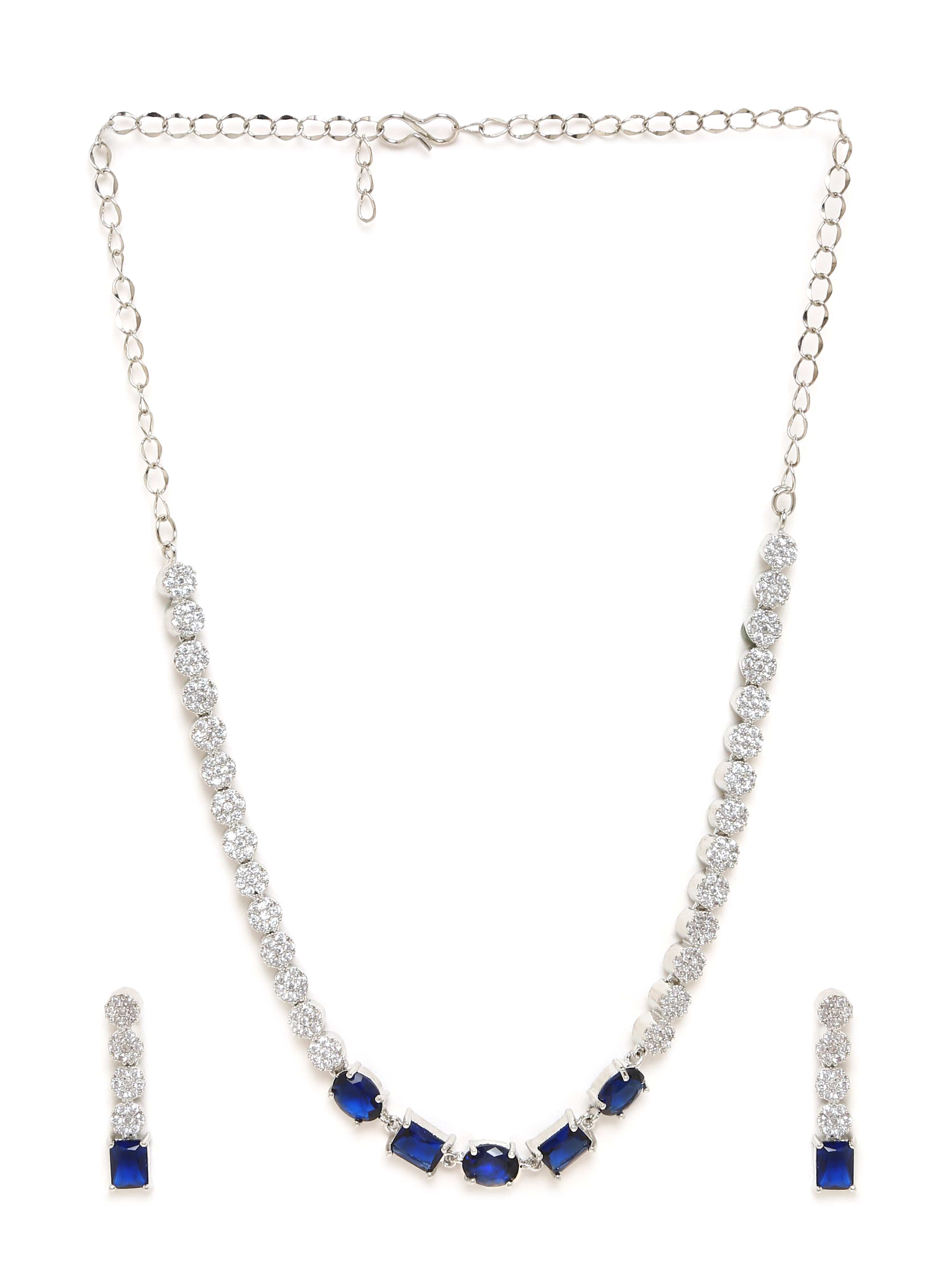 Klissaa Necklaces Freya Blue Necklace Set